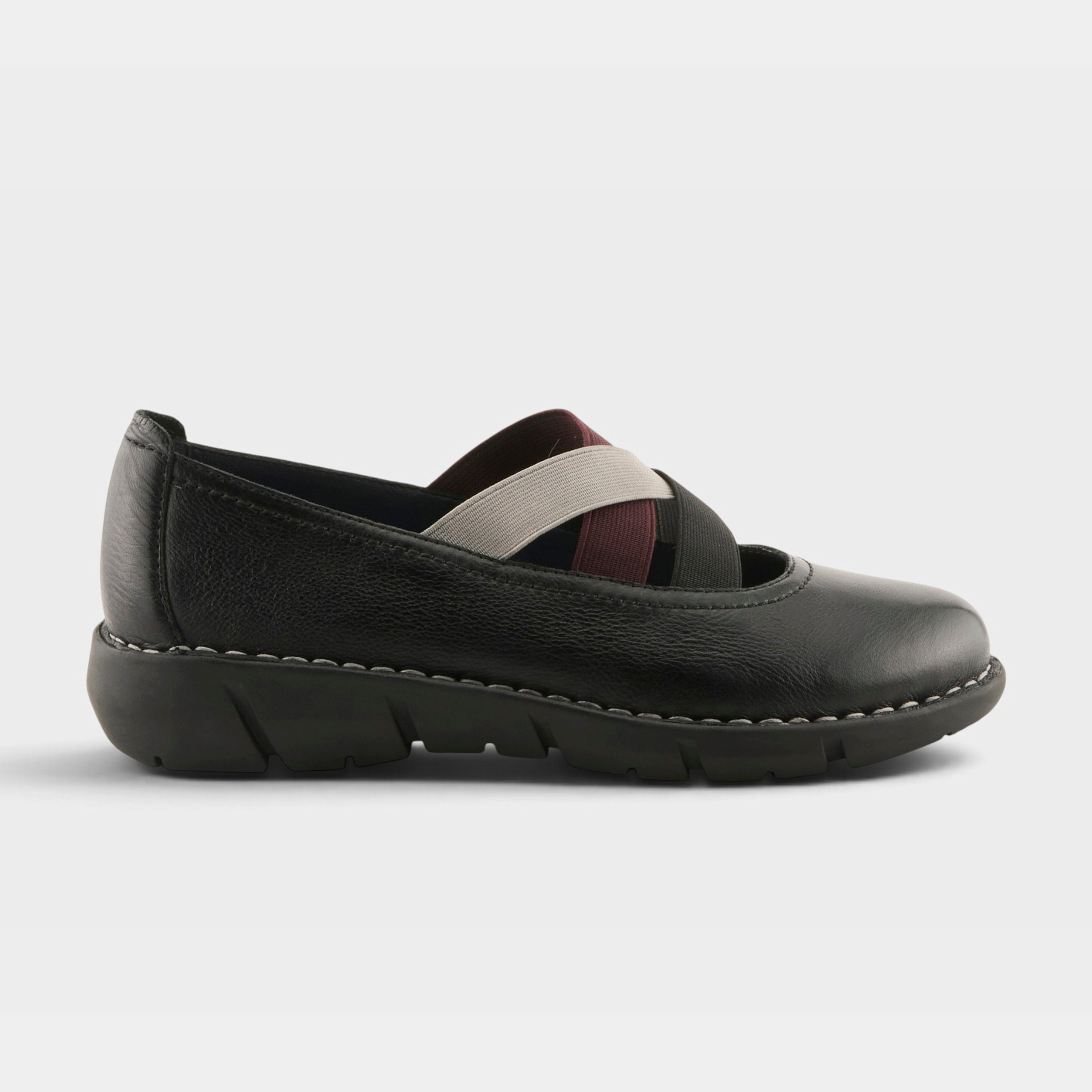 Spring Step Jax Black Multi Casual Shoe