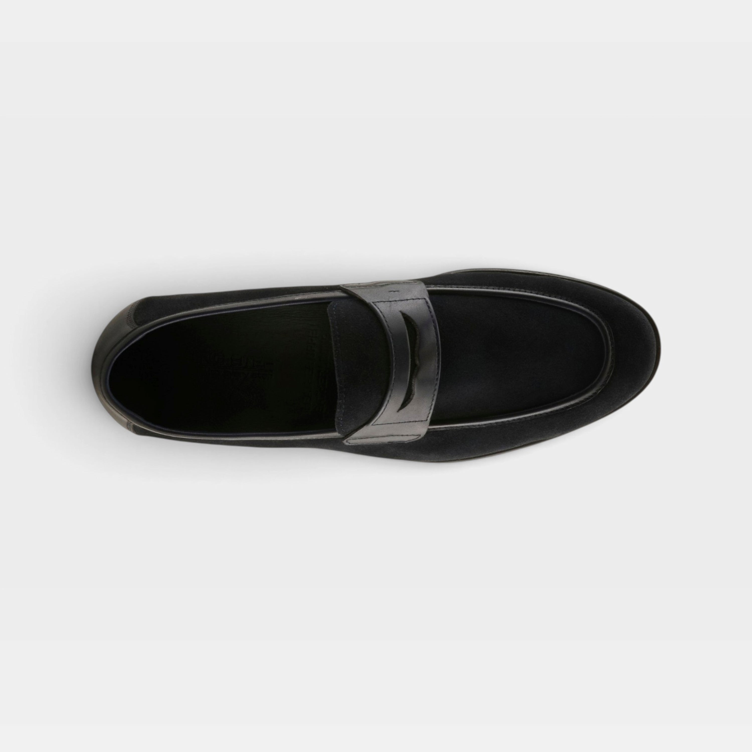 Spring Step Men Jaxon Navy Suede Slip-On Shoe