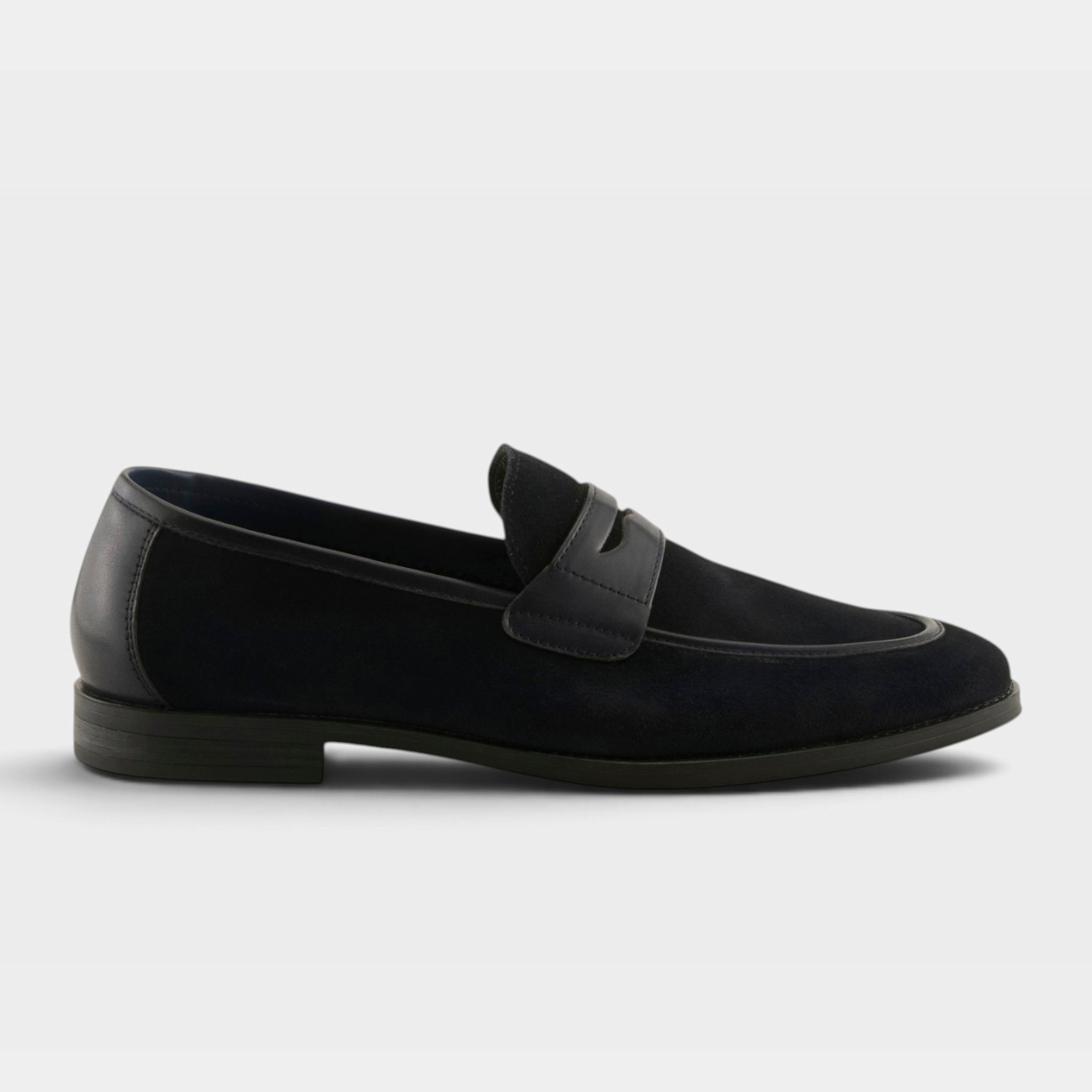 Spring Step Men Jaxon Navy Suede Slip-On Shoe