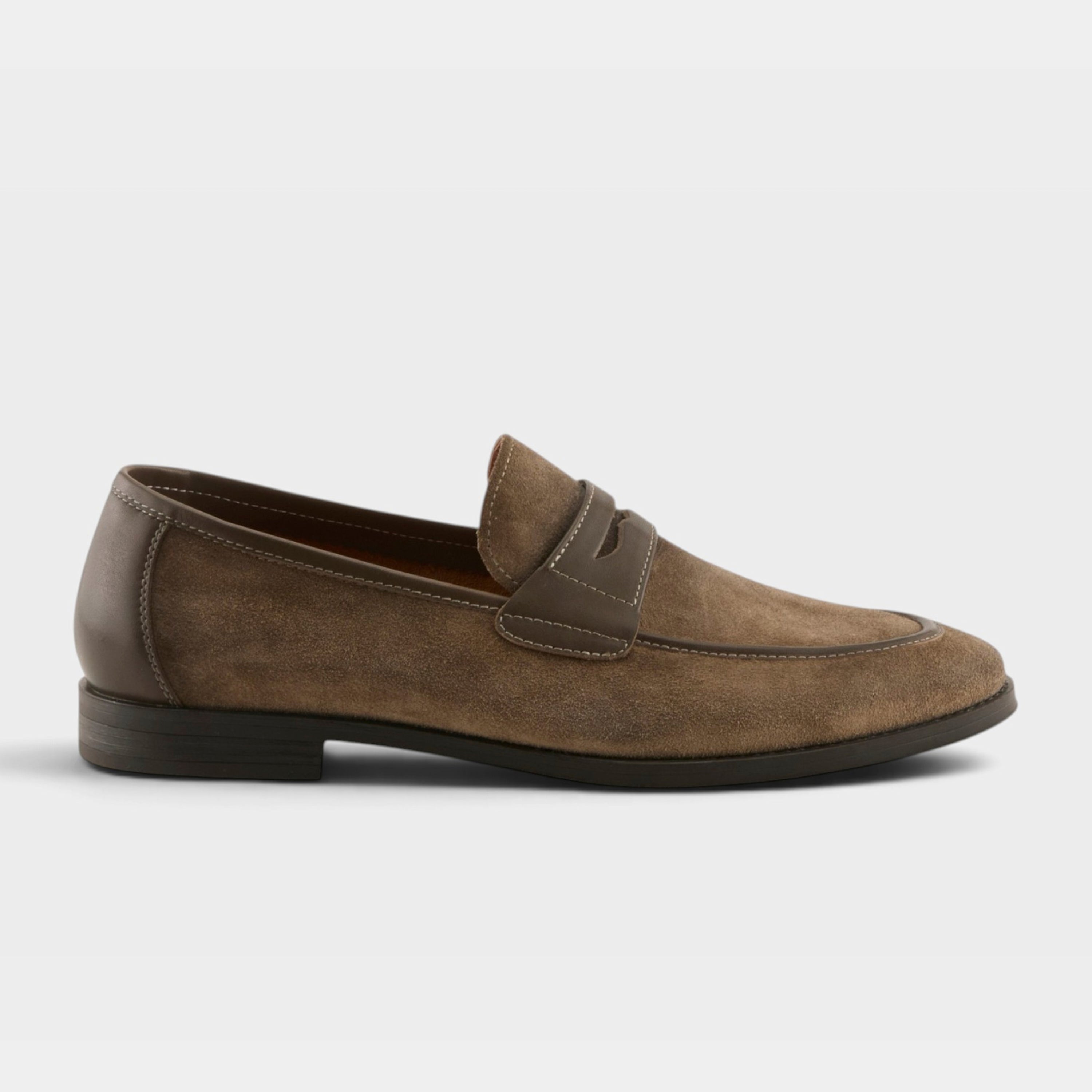 Spring Step Men Jaxon Olive Suede Slip-On Shoe