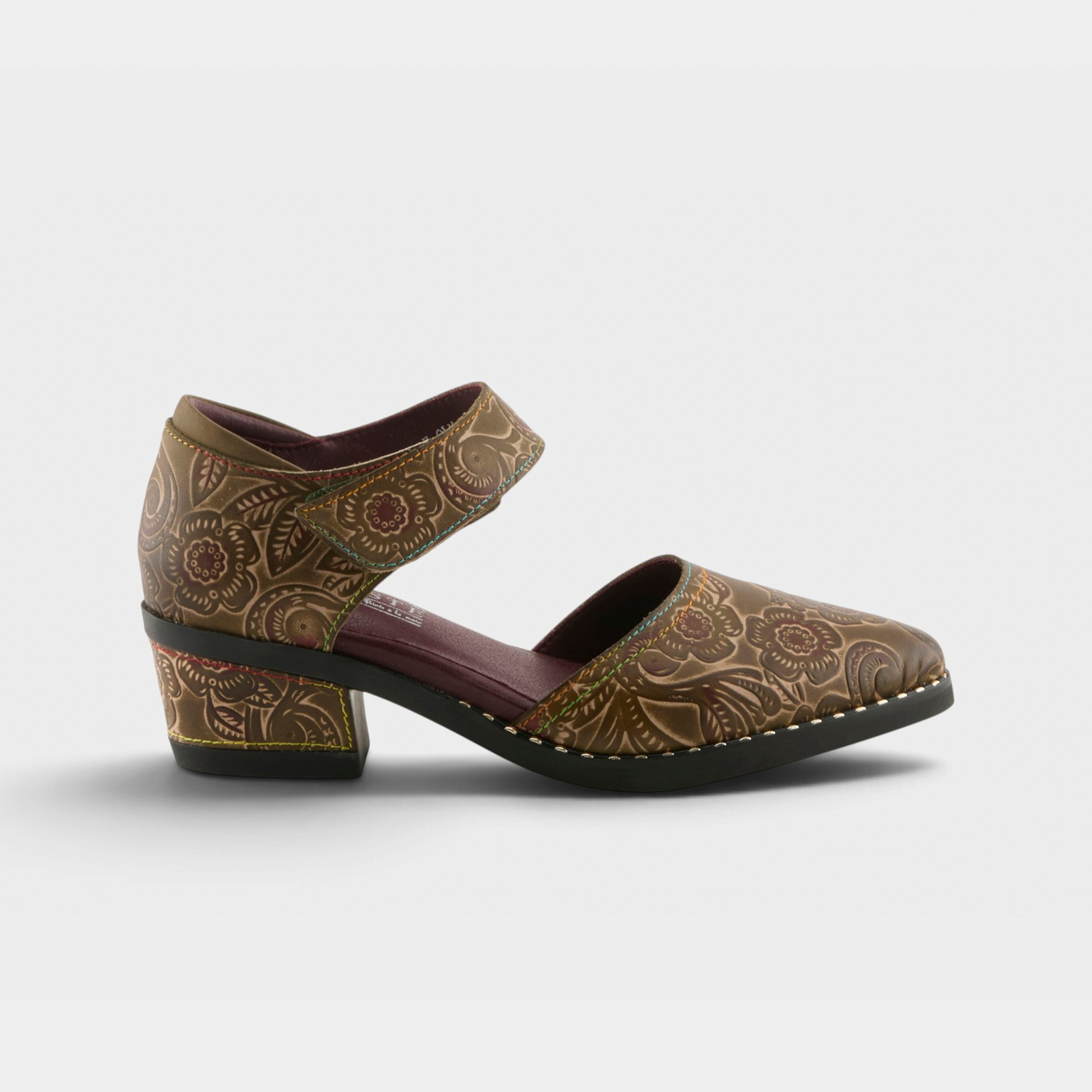 L'Artiste Jazzberry shoes in Olive Multi, hero view