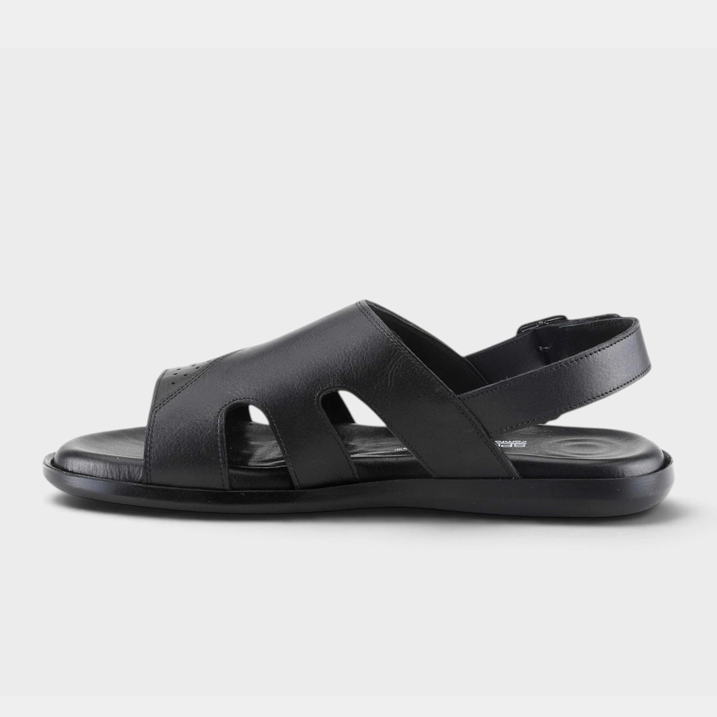 Spring Step Men Jeff Black Back Strap Sandal