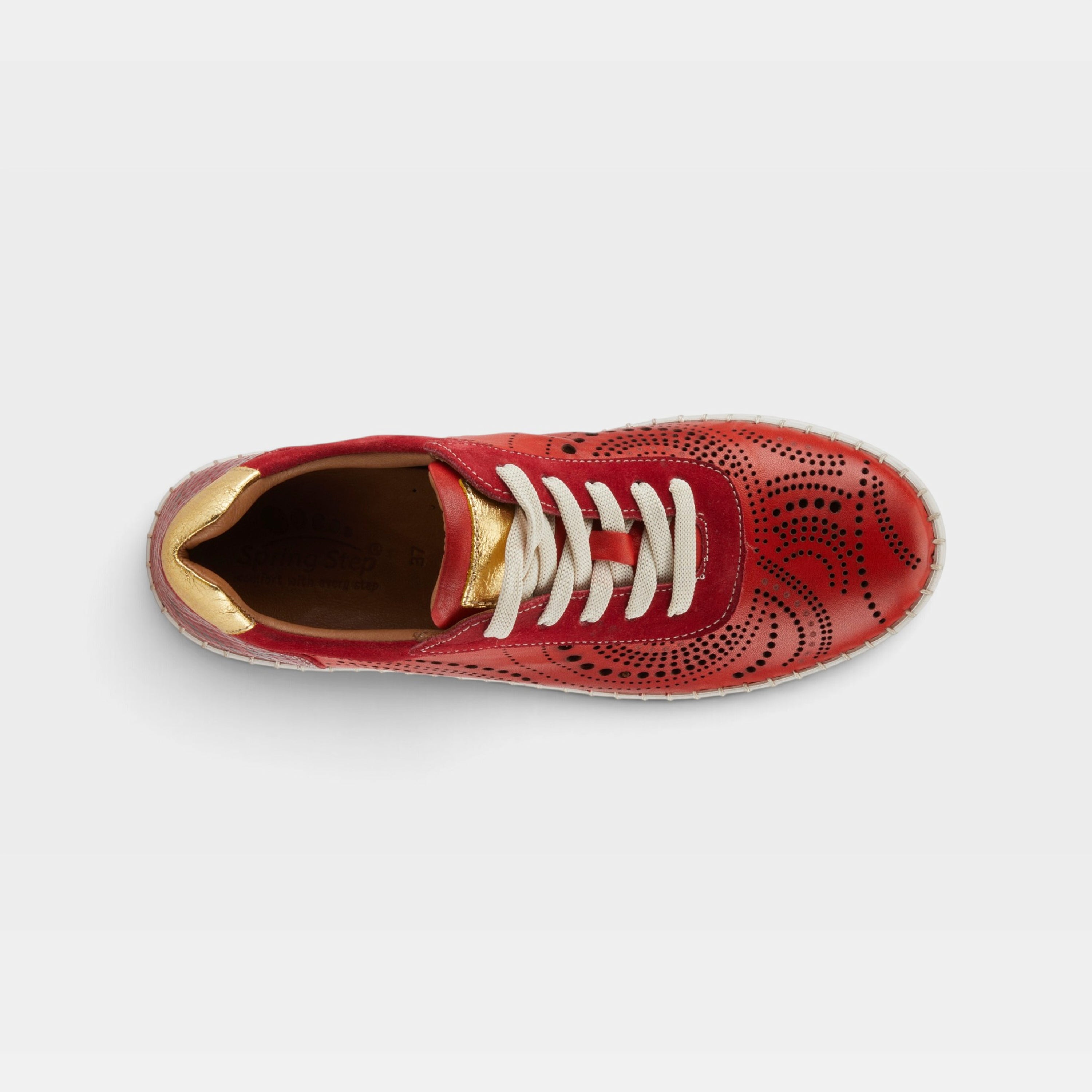 Spring Step Jumilla Red Sneaker