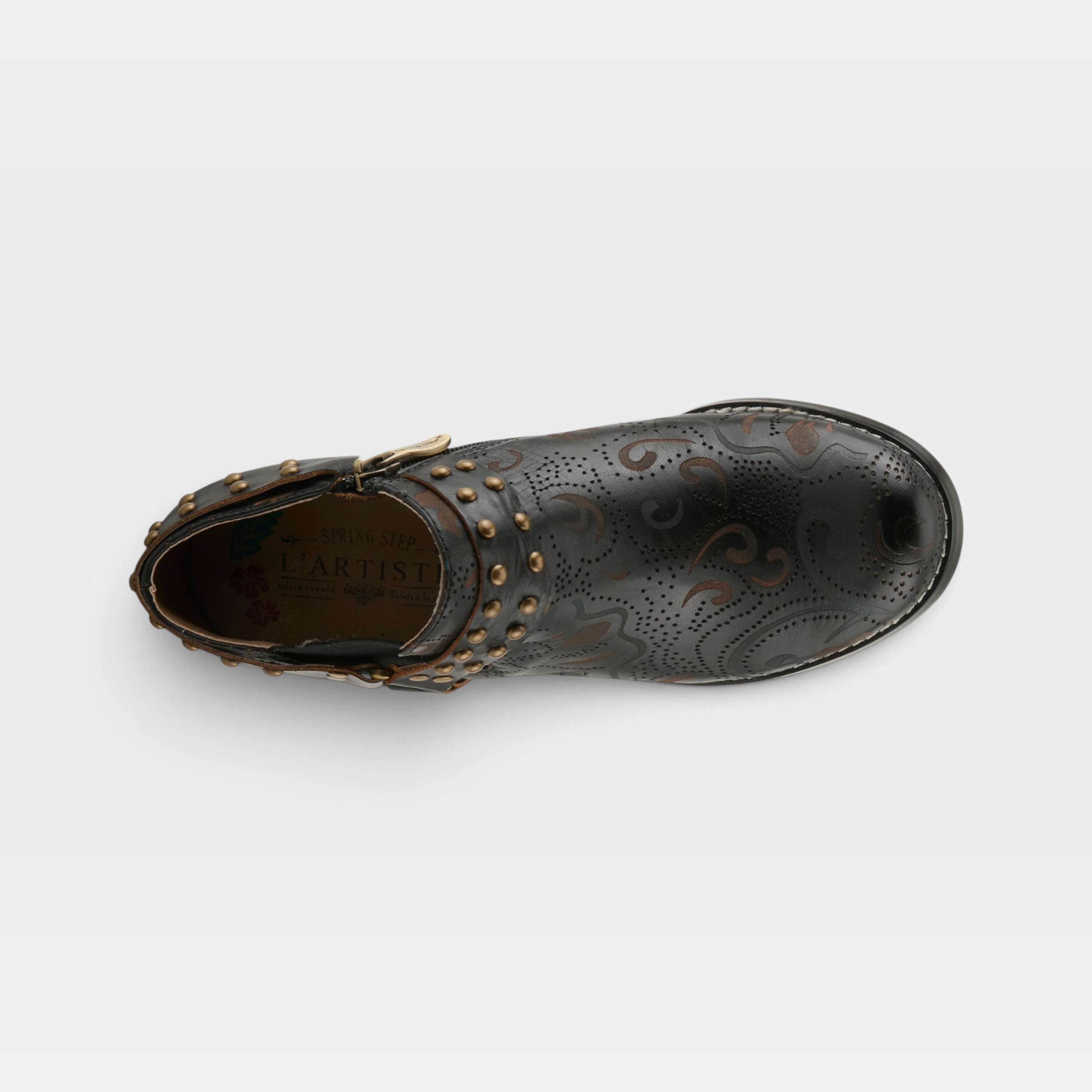 L'Artiste Kacielou shoes in Black, top view