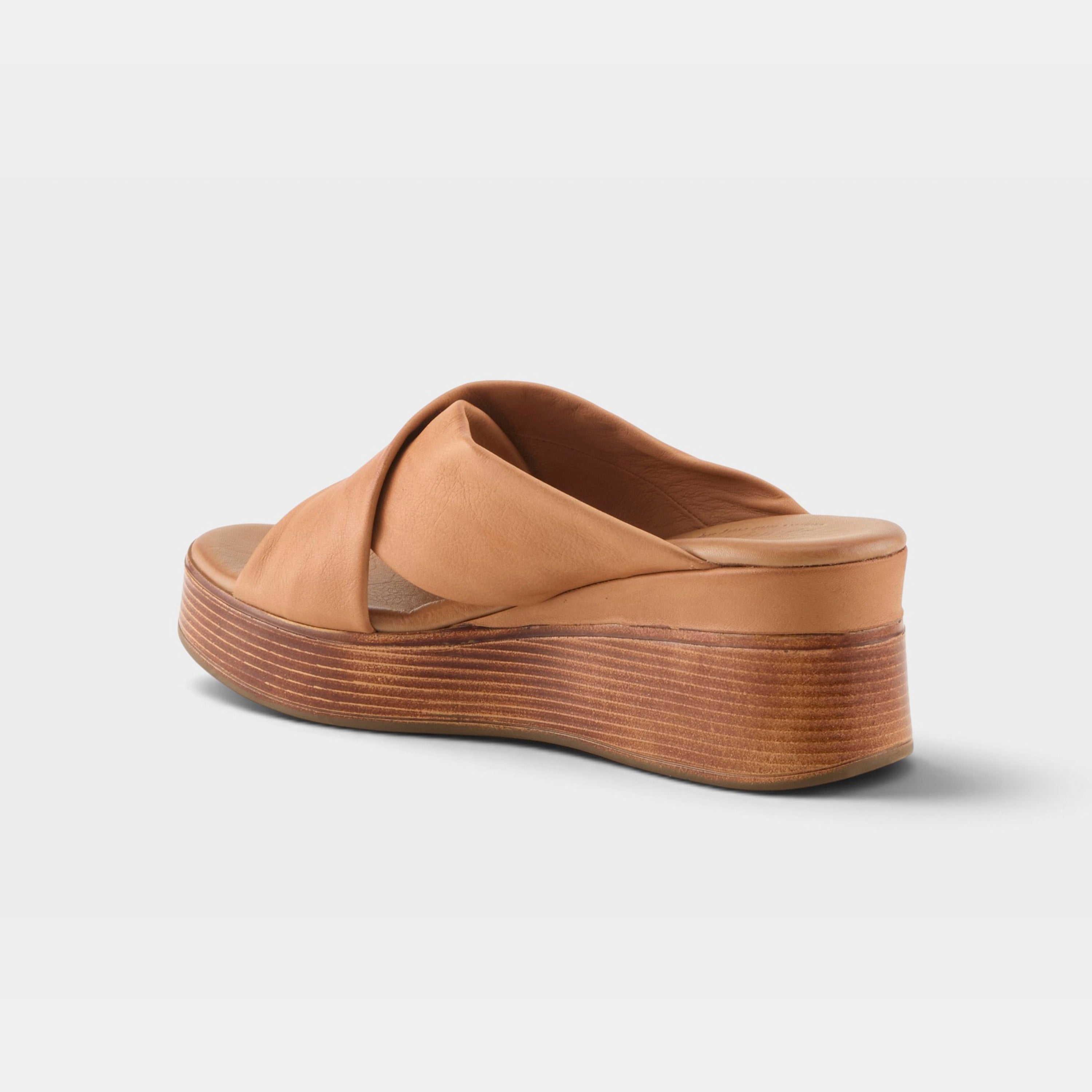 Spring Step Kaiyah Camel Wedge Sandal