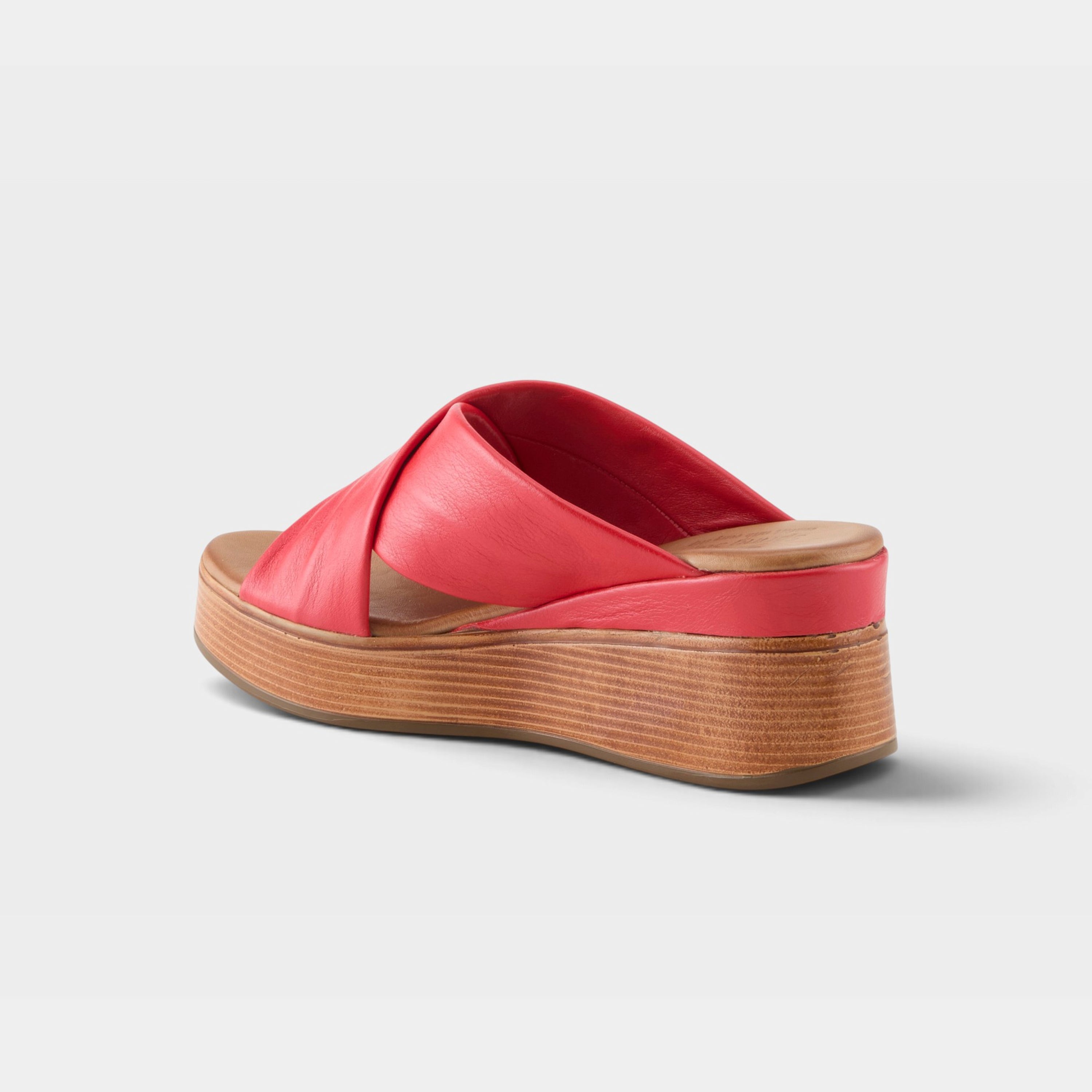 Spring Step Kaiyah Red Wedge Sandal