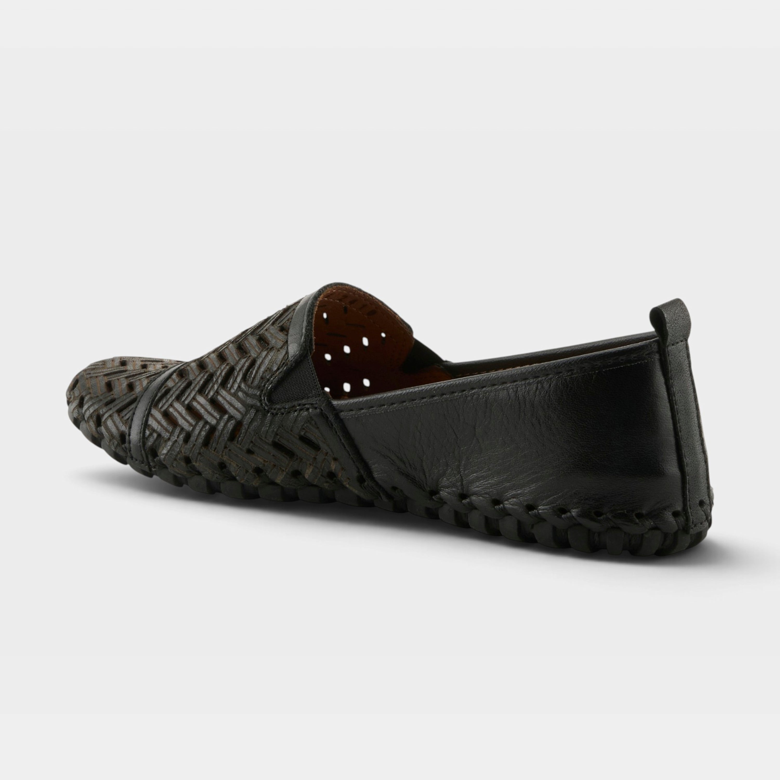 Spring Step Kapri Black Slip-On Casual Shoe