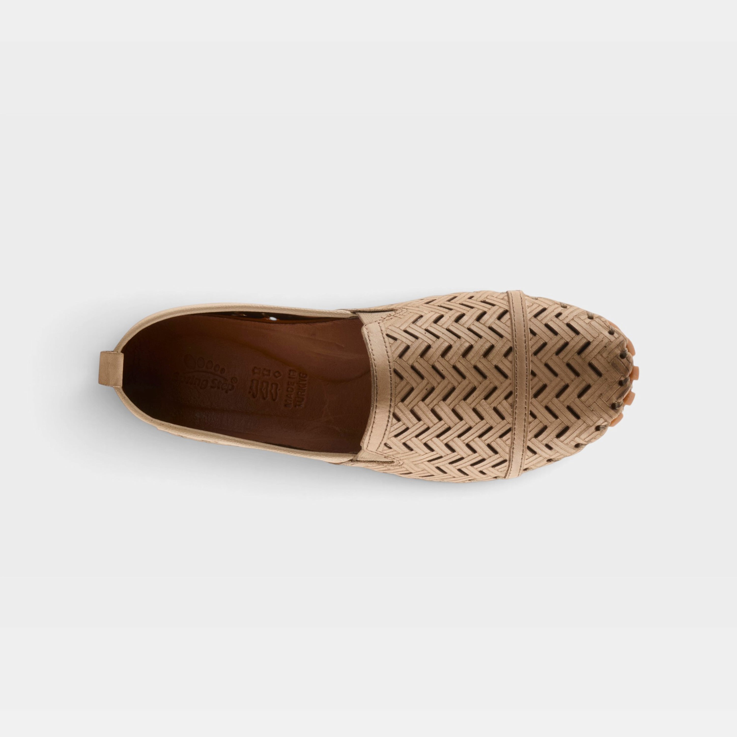 Spring Step Kapri Beige Slip-On Casual Shoe