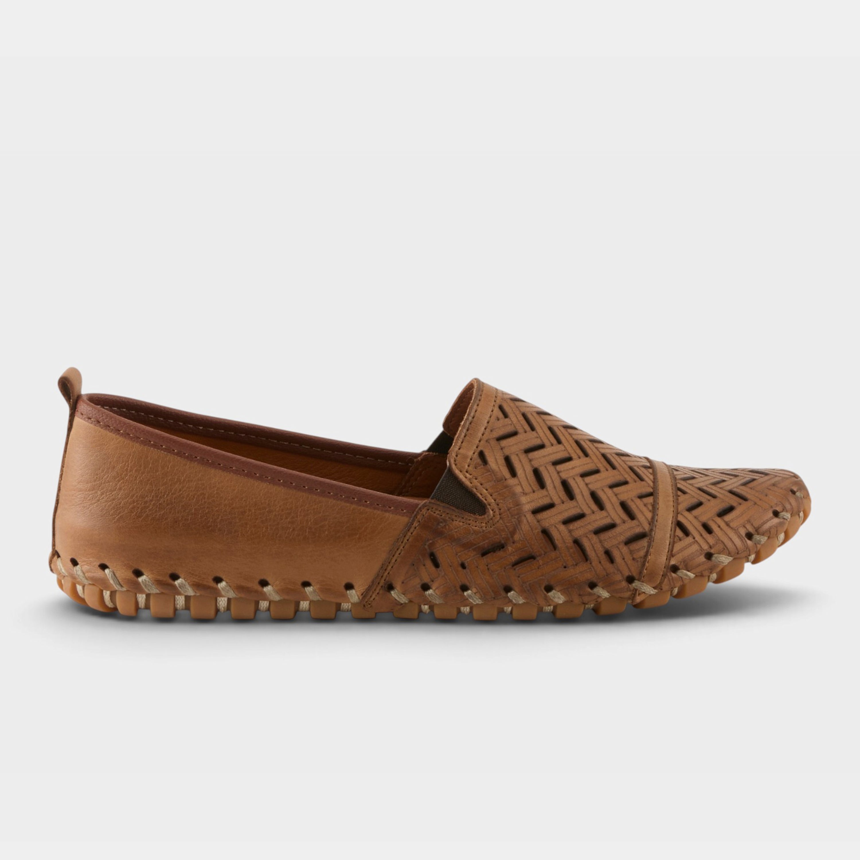 Spring Step Kapri Brown Slip-On Casual Shoe