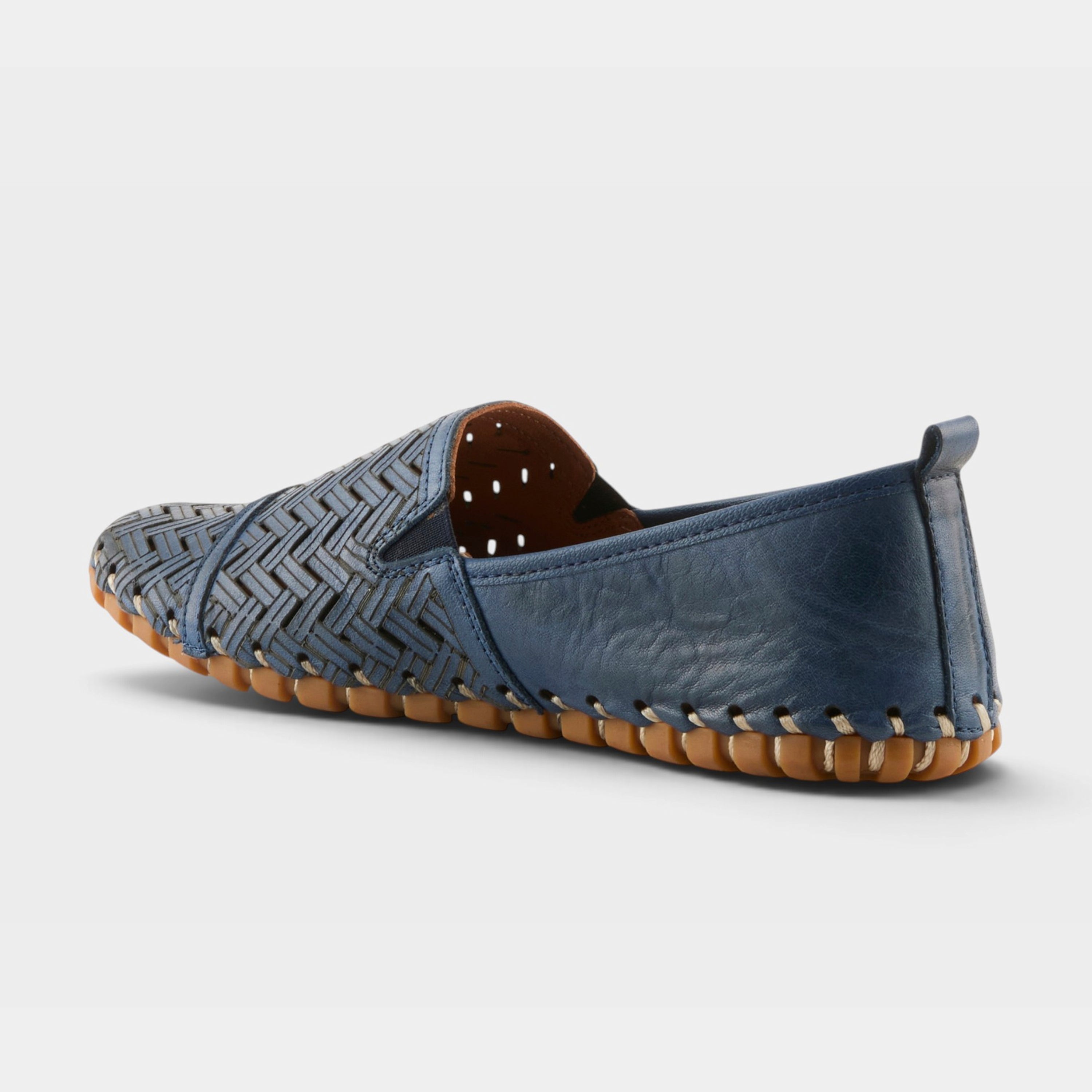 Spring Step Kapri Navy Slip-On Casual Shoe
