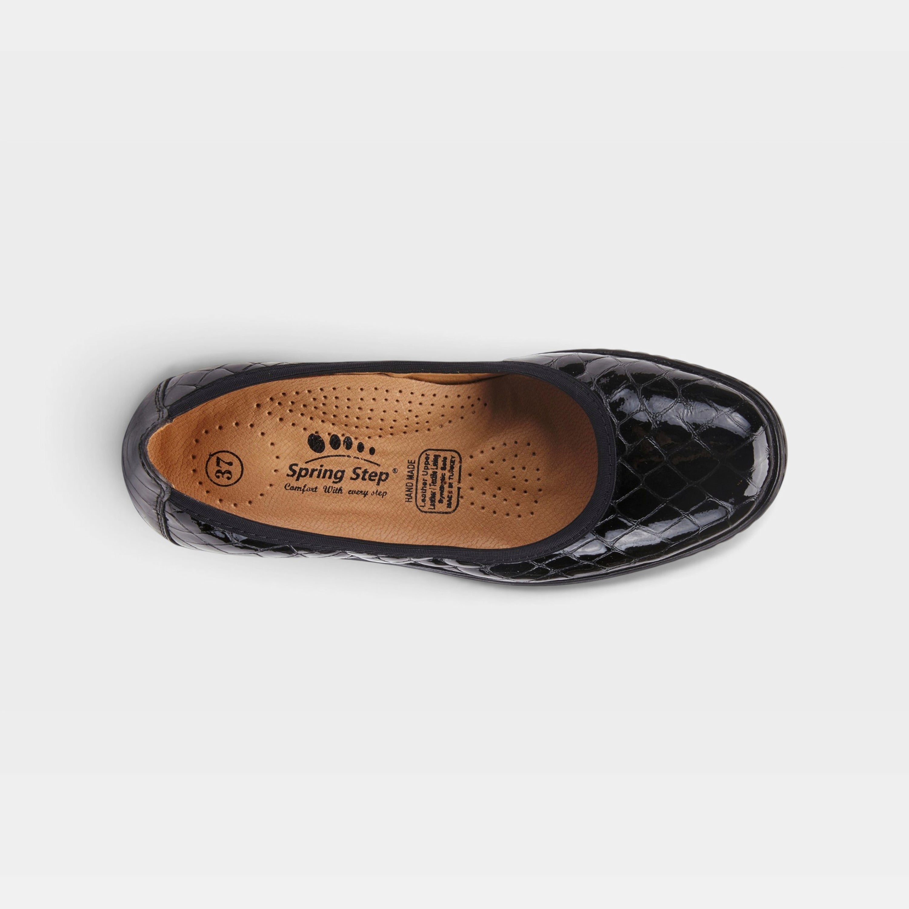 Spring Step Kartii Black Slip-On Shoe