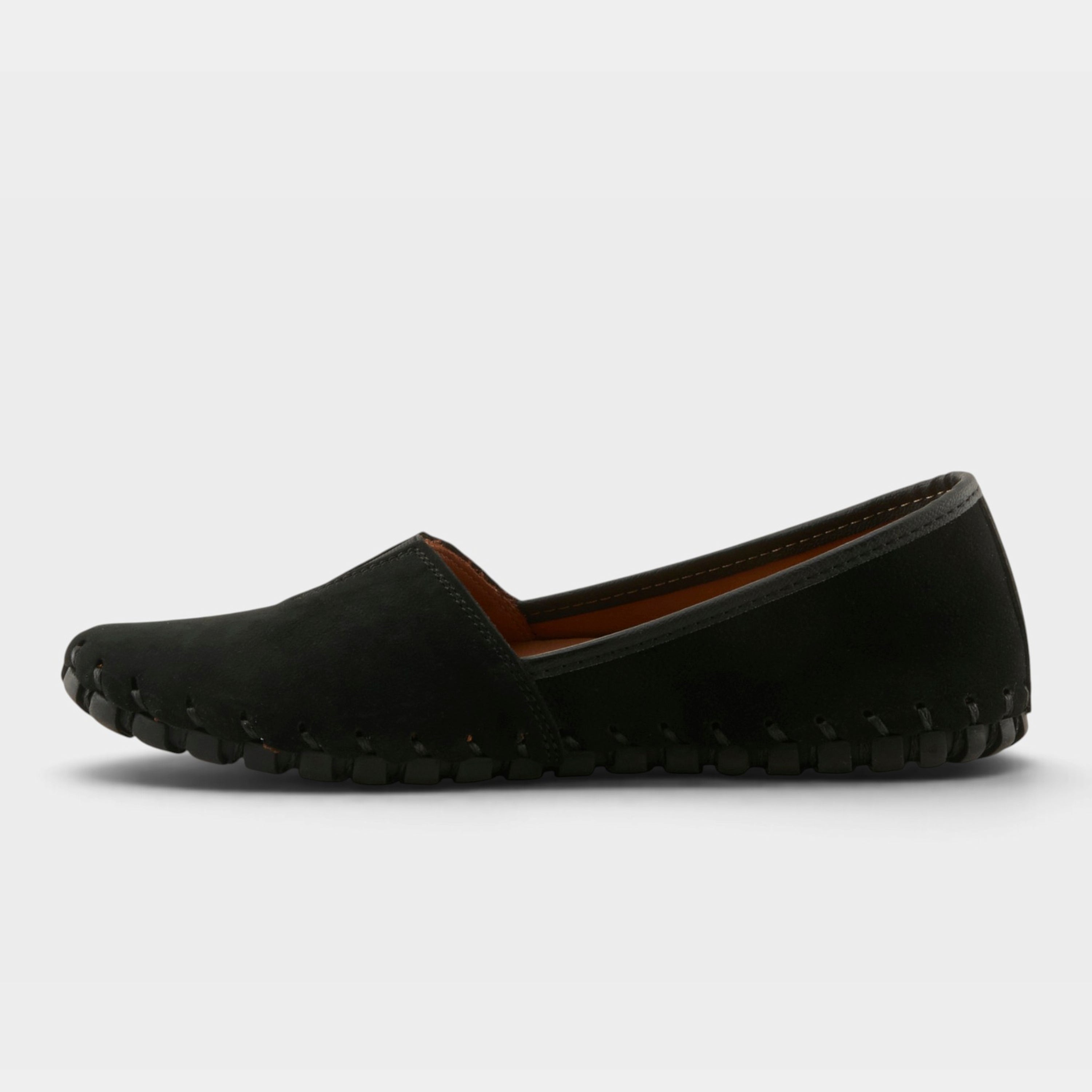 Spring Step Kathaleta Black Suede Loafer