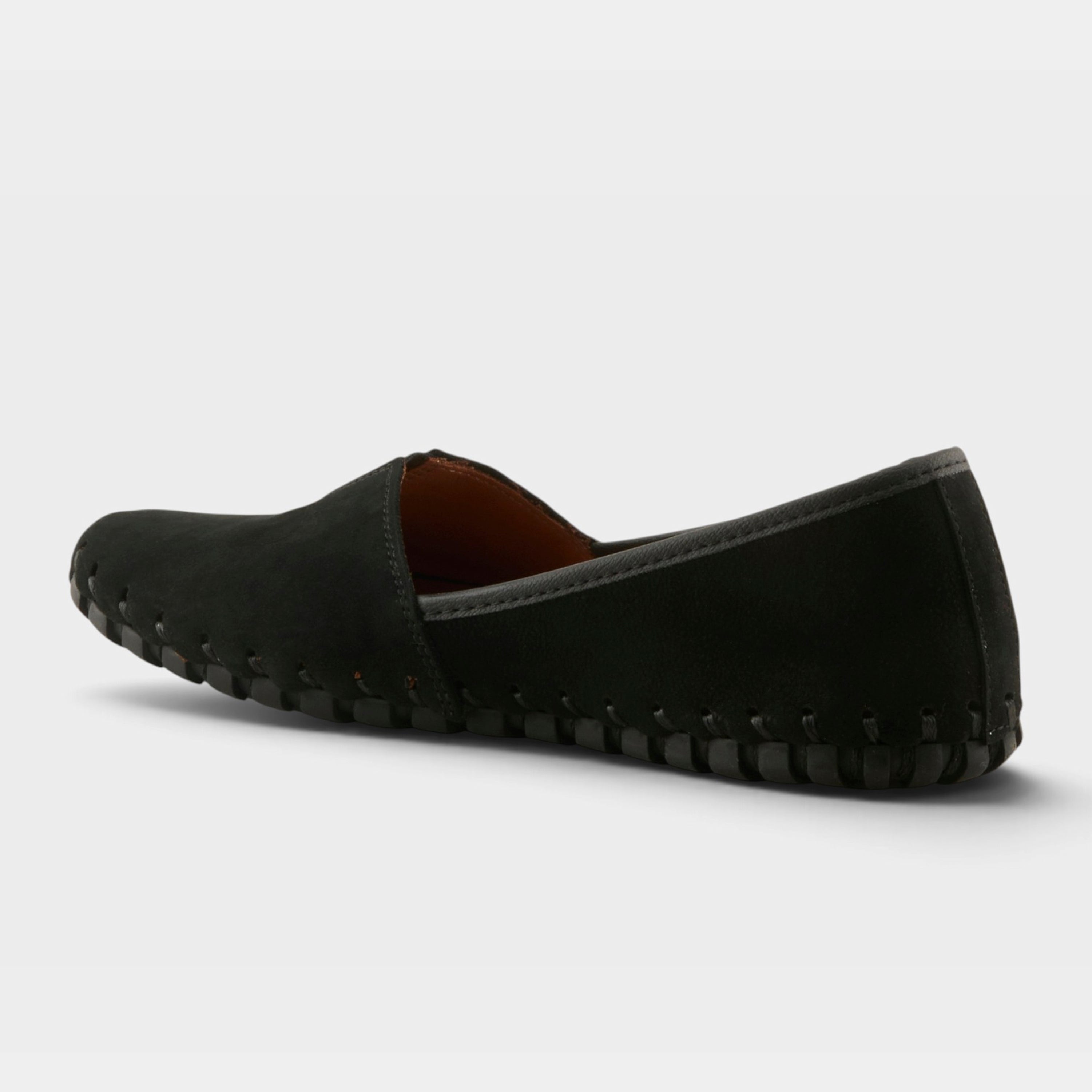 Spring Step Kathaleta Black Suede Loafer