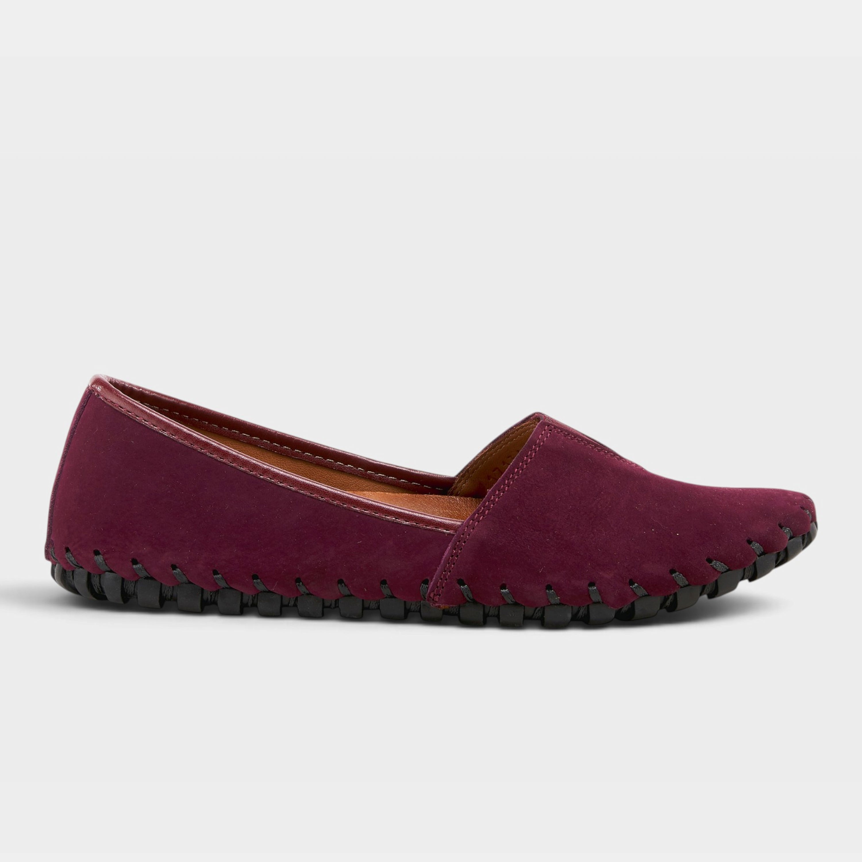 Spring Step Kathaleta Bordeaux Suede Loafer