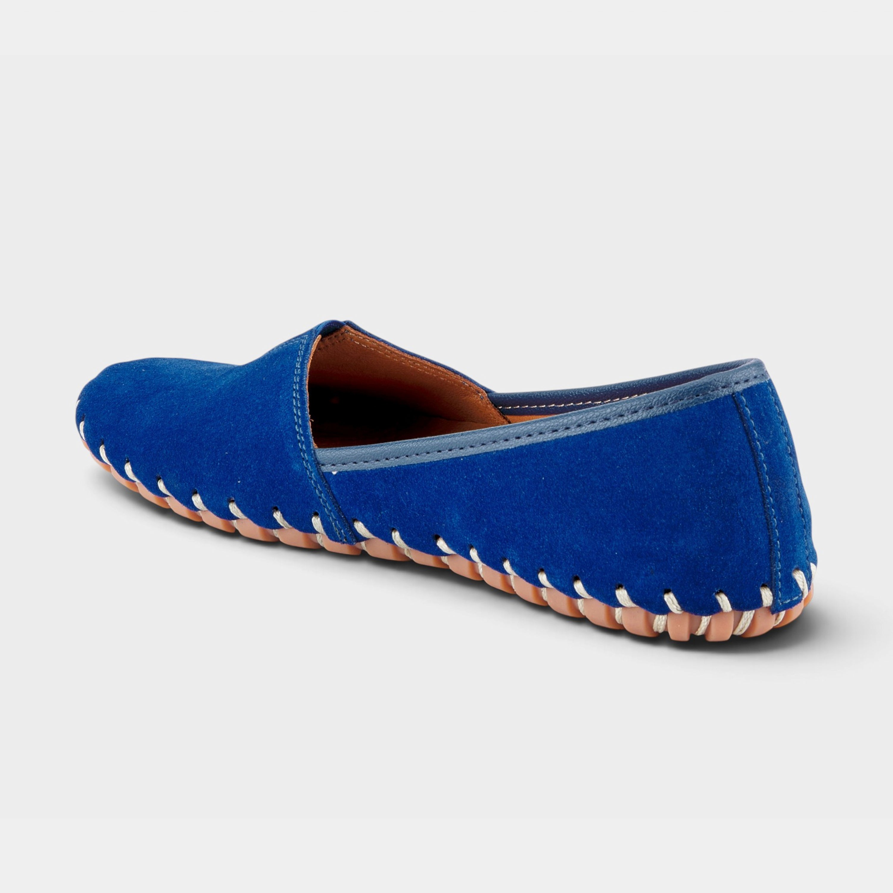 Spring Step Kathaleta Cobalt Suede Loafer
