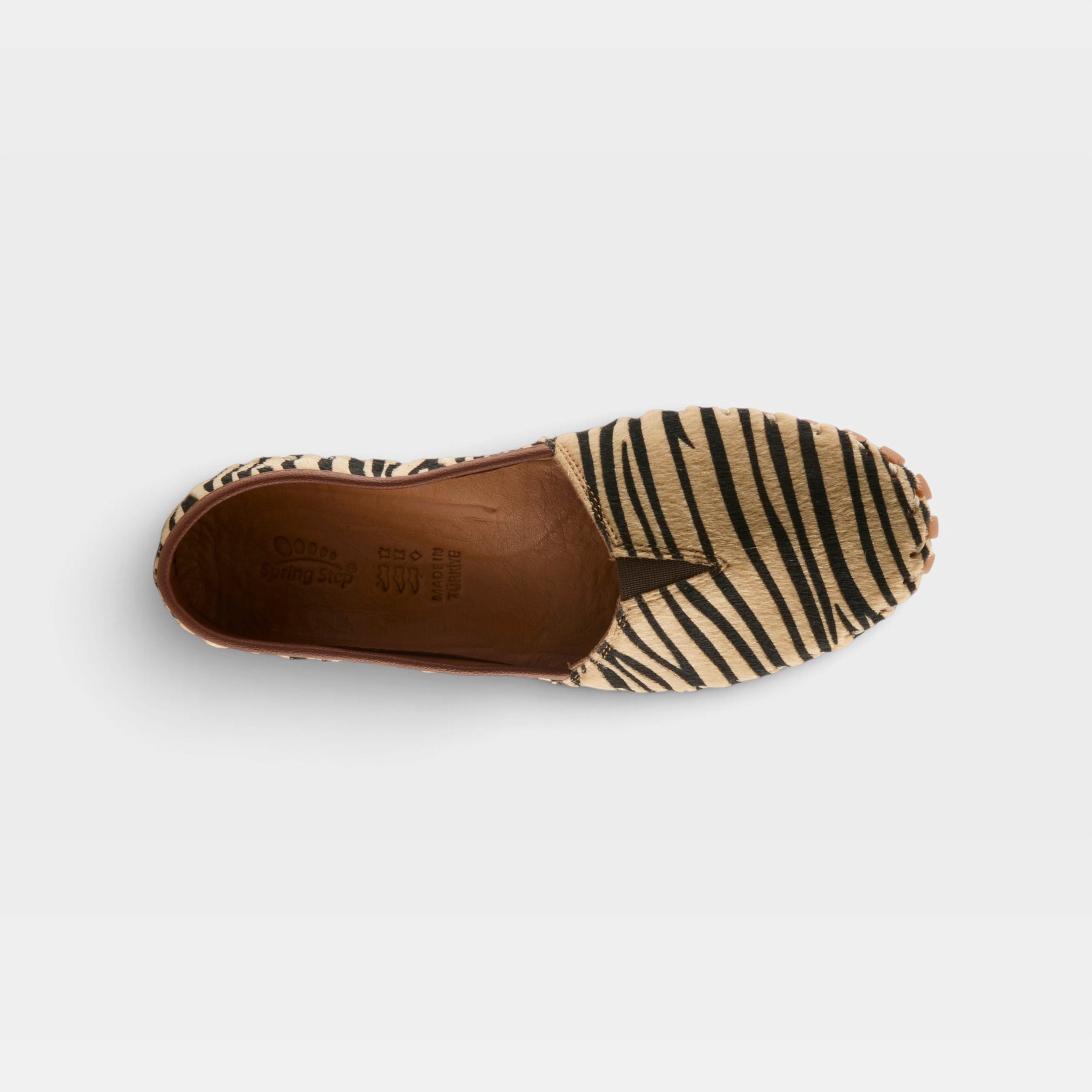 Spring Step Kathaleta-Hide Tiger Print Shoe