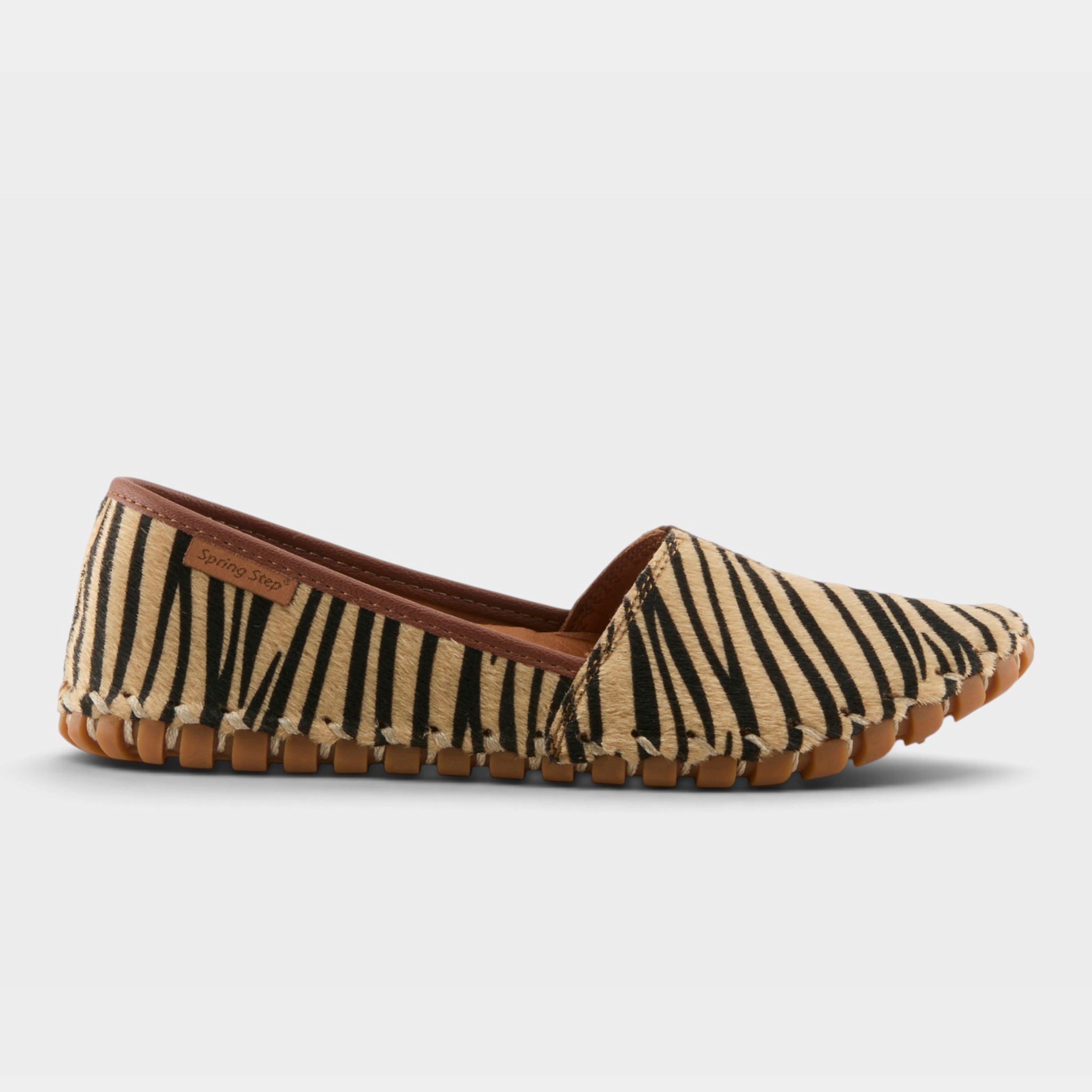 Spring Step Kathaleta-Hide Tiger Print Shoe