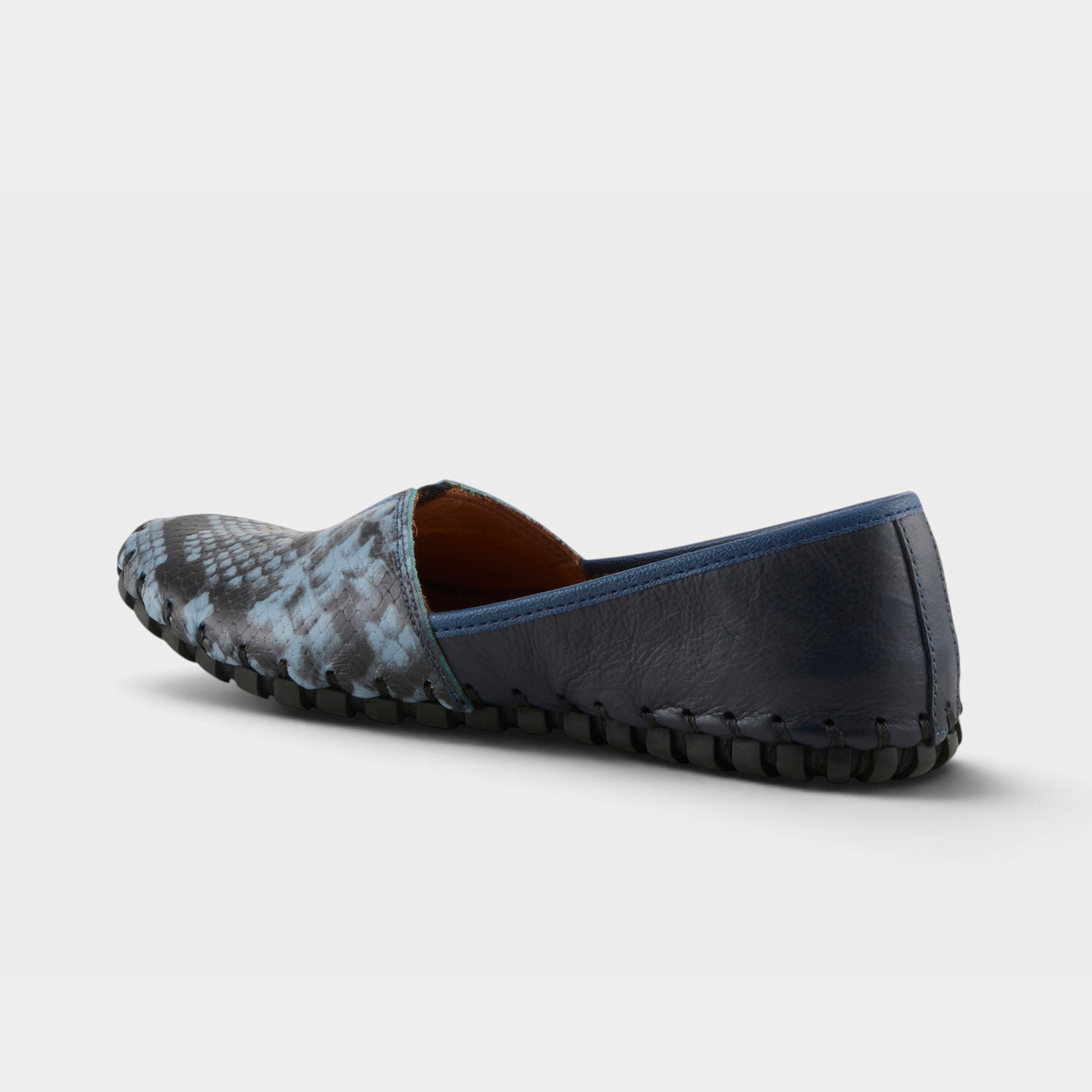 Spring Step Kathaleta-Liz Navy Multi Casual Shoe