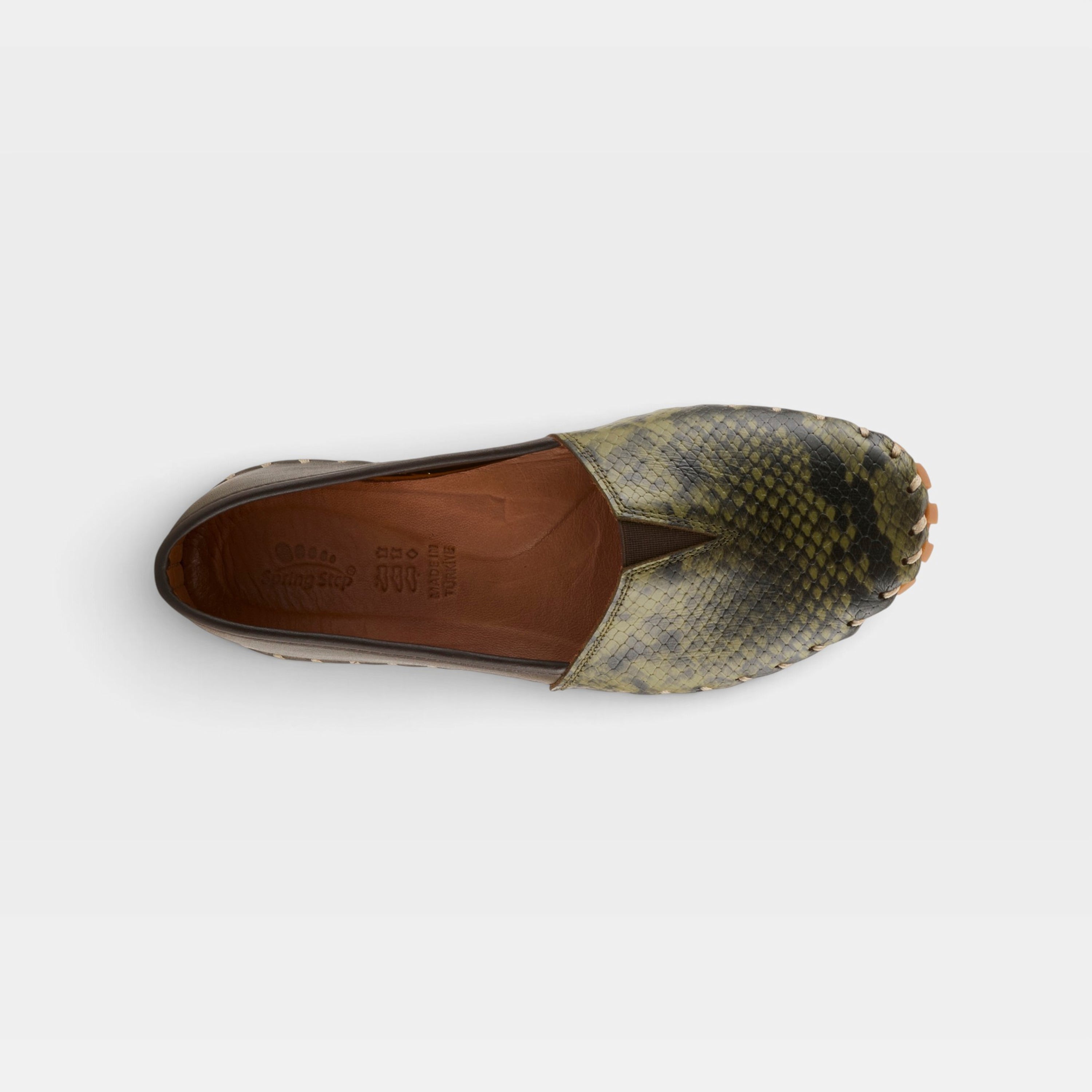 Spring Step Kathaleta-Liz Olive Multi Casual Shoe