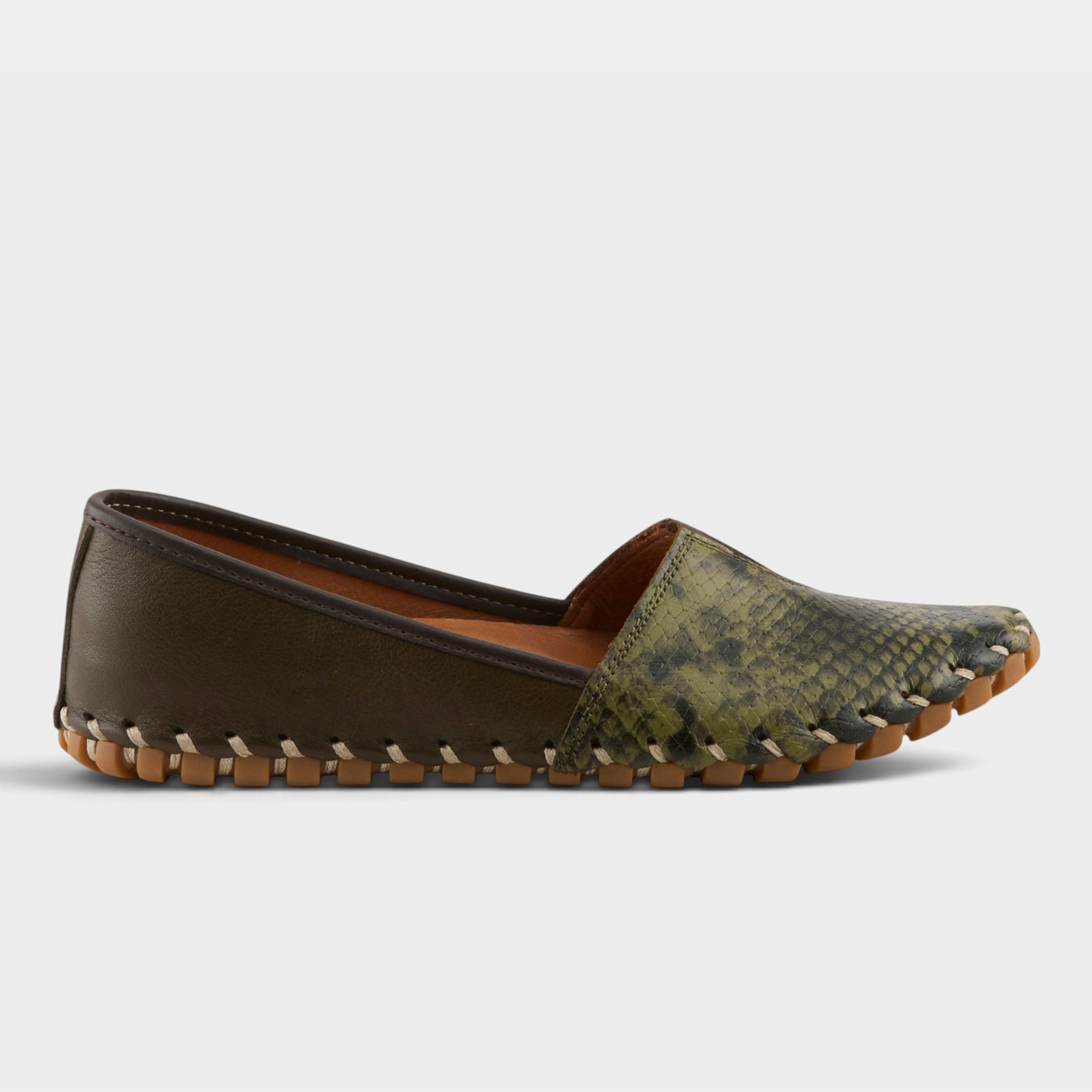 Spring Step Kathaleta-Liz Olive Multi Casual Shoe