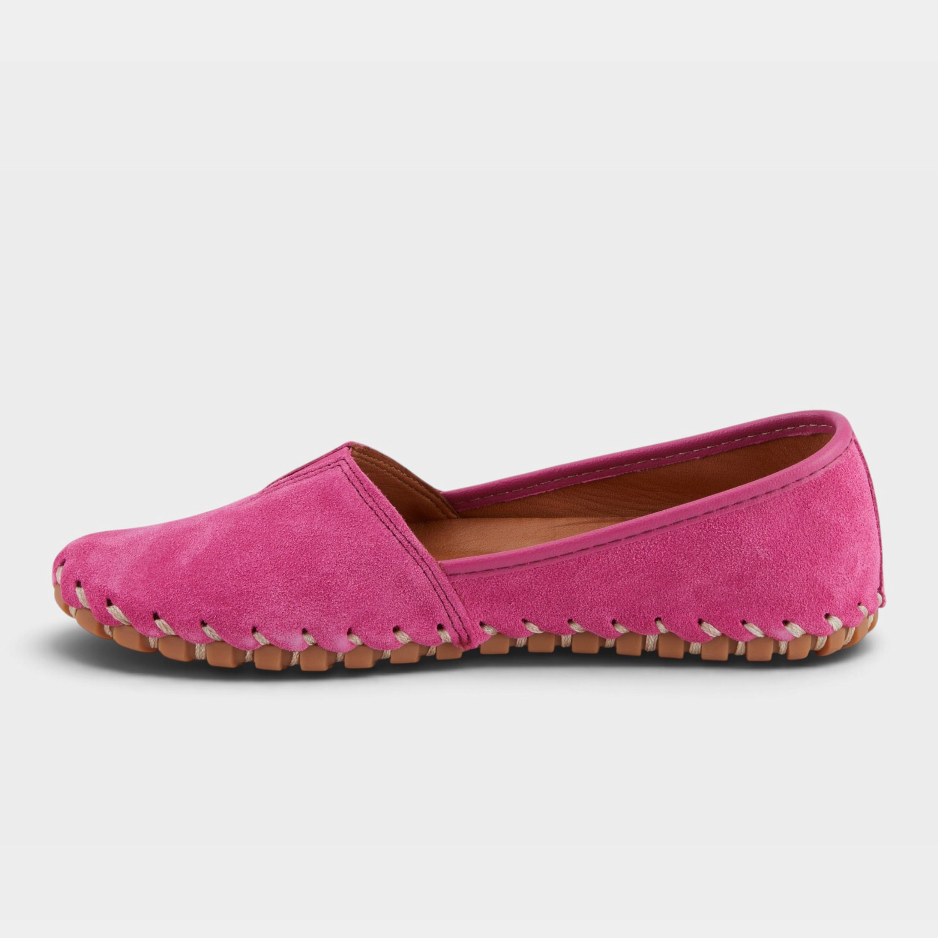 Spring Step Kathaleta Pink Suede Loafer