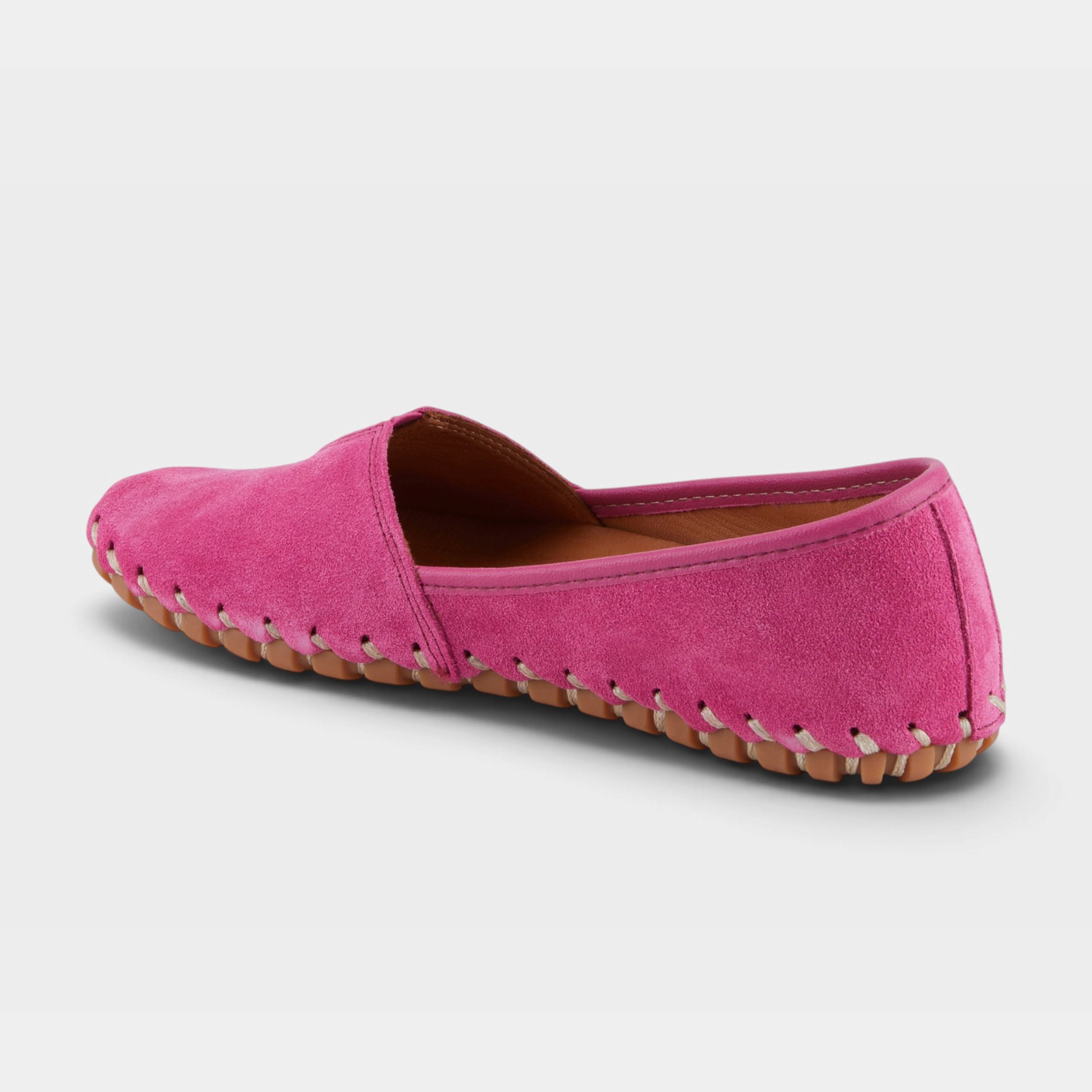 Spring Step Kathaleta Pink Suede Loafer