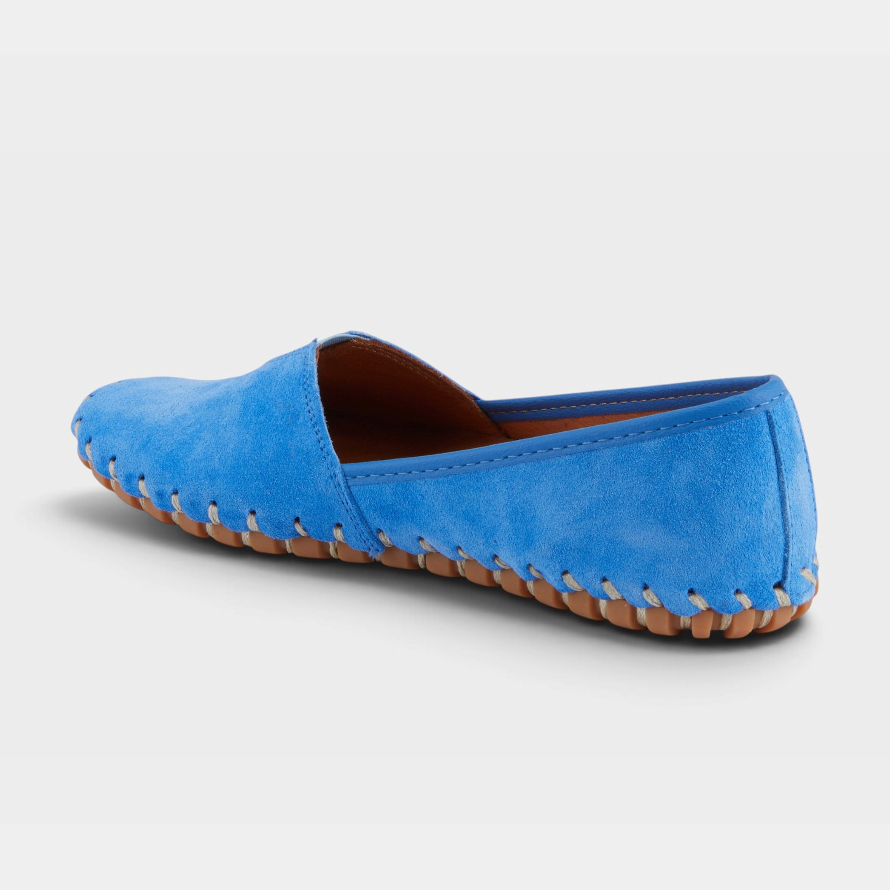 Spring Step Kathaleta Sky Blue Suede Loafer