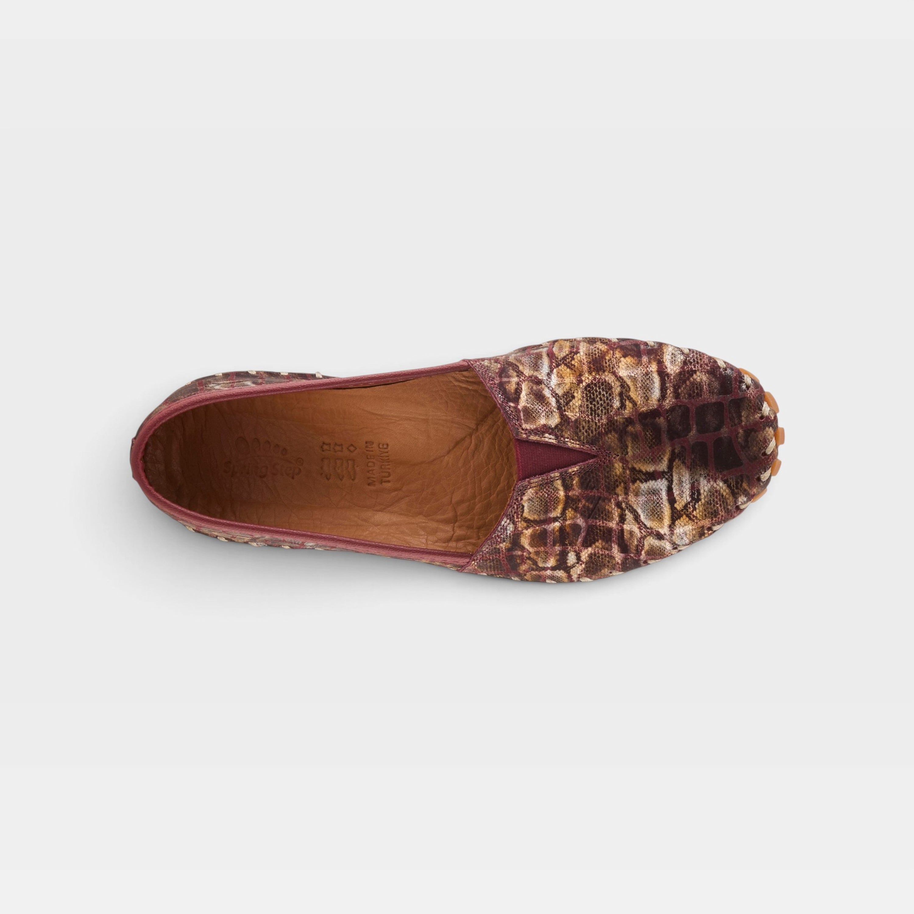 Spring Step Kathaleta-Spice Bordeaux Multi Casual Shoe