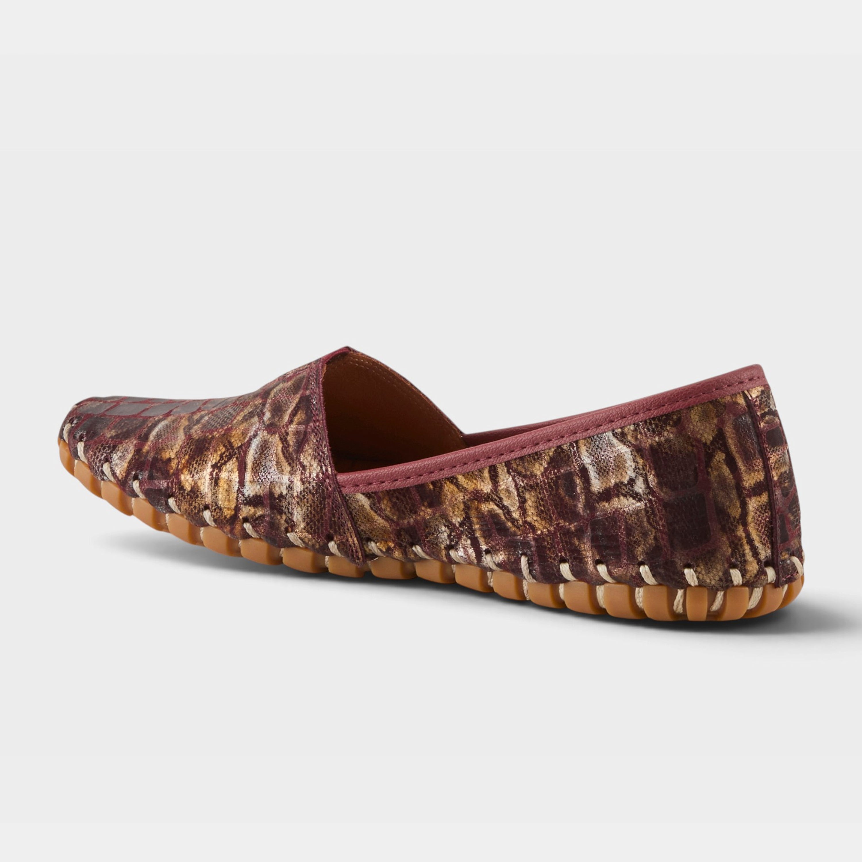 Spring Step Kathaleta-Spice Bordeaux Multi Casual Shoe