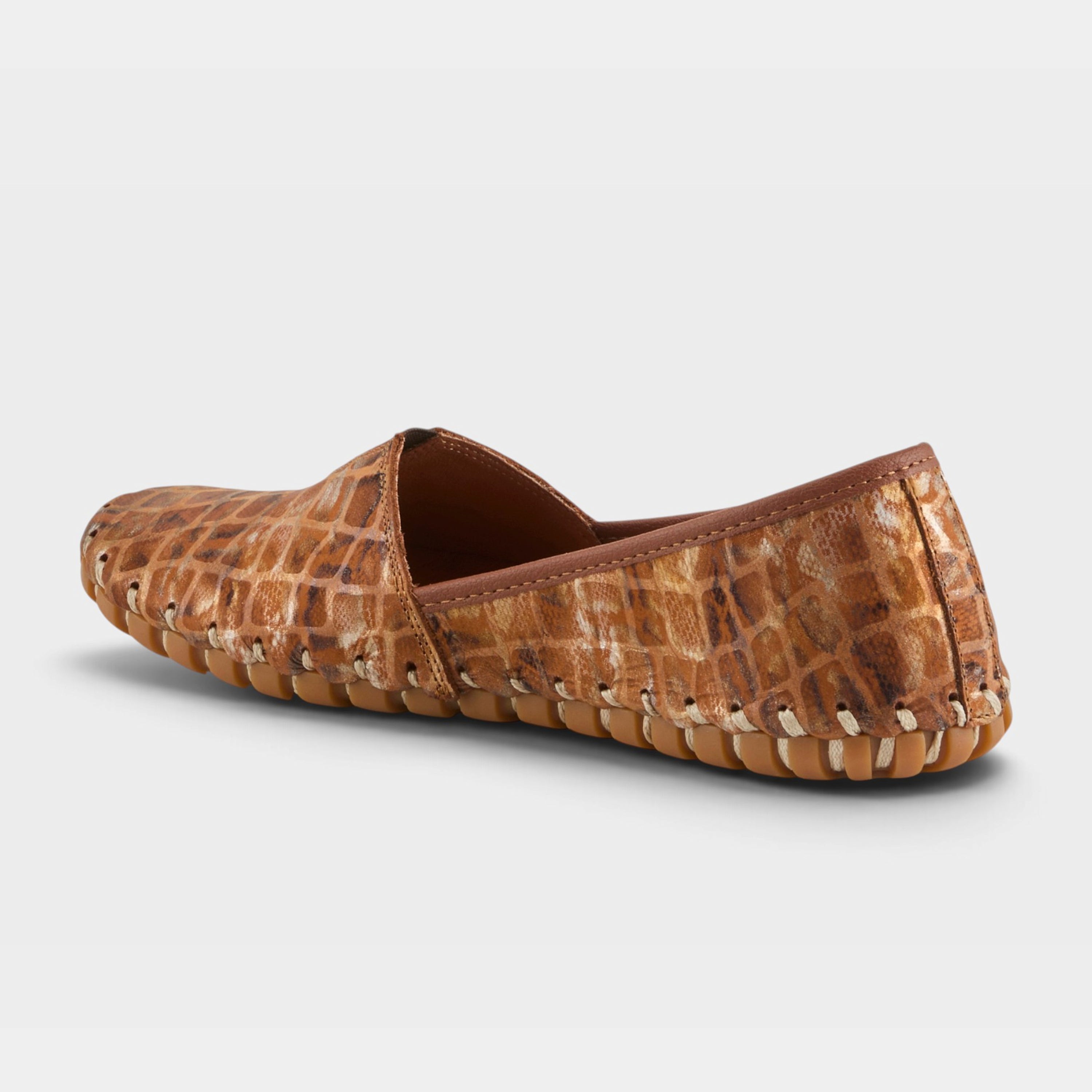 Spring Step Kathaleta-Spice Tan Multi Casual Shoe