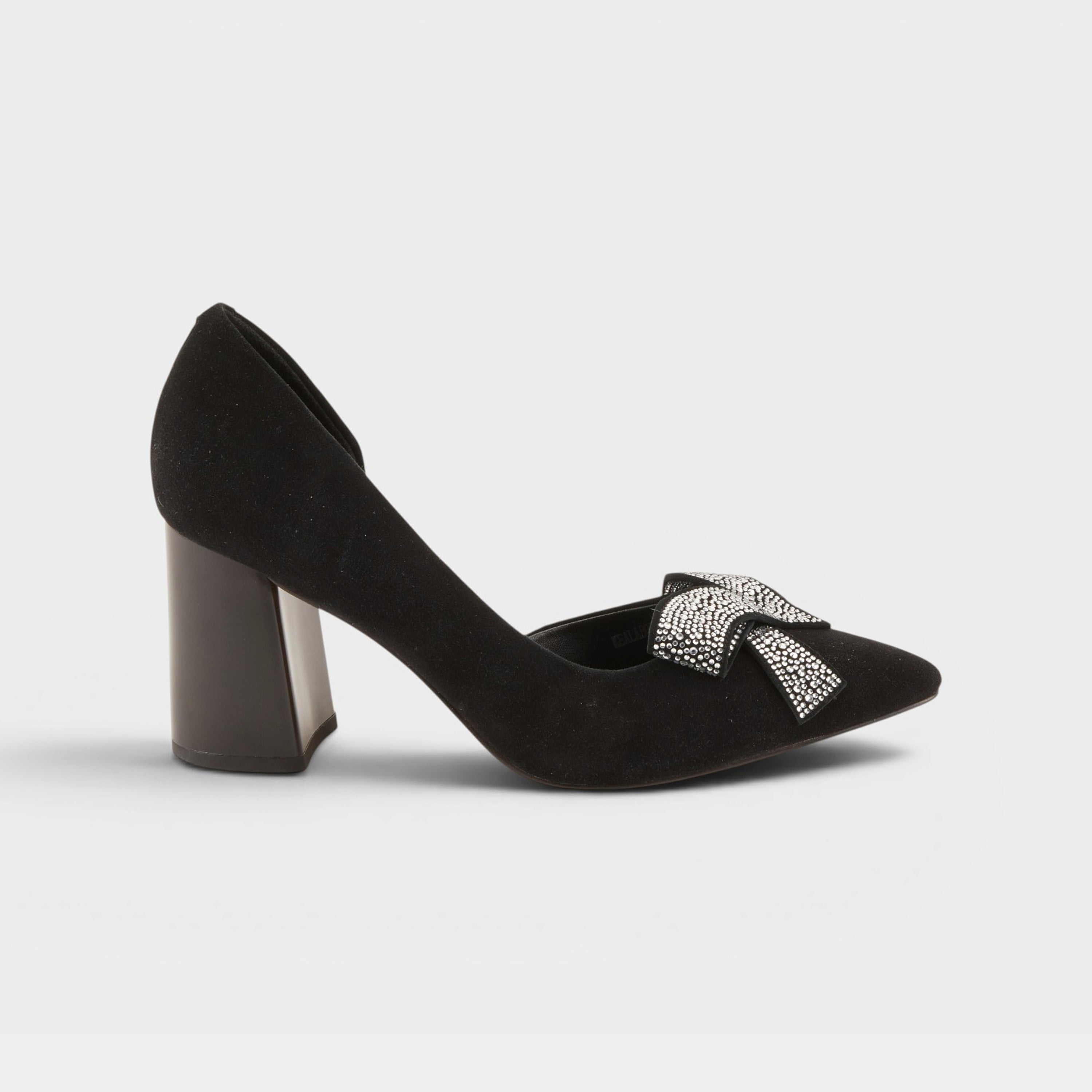 Azura Keala-Bow Black Suede Shoe