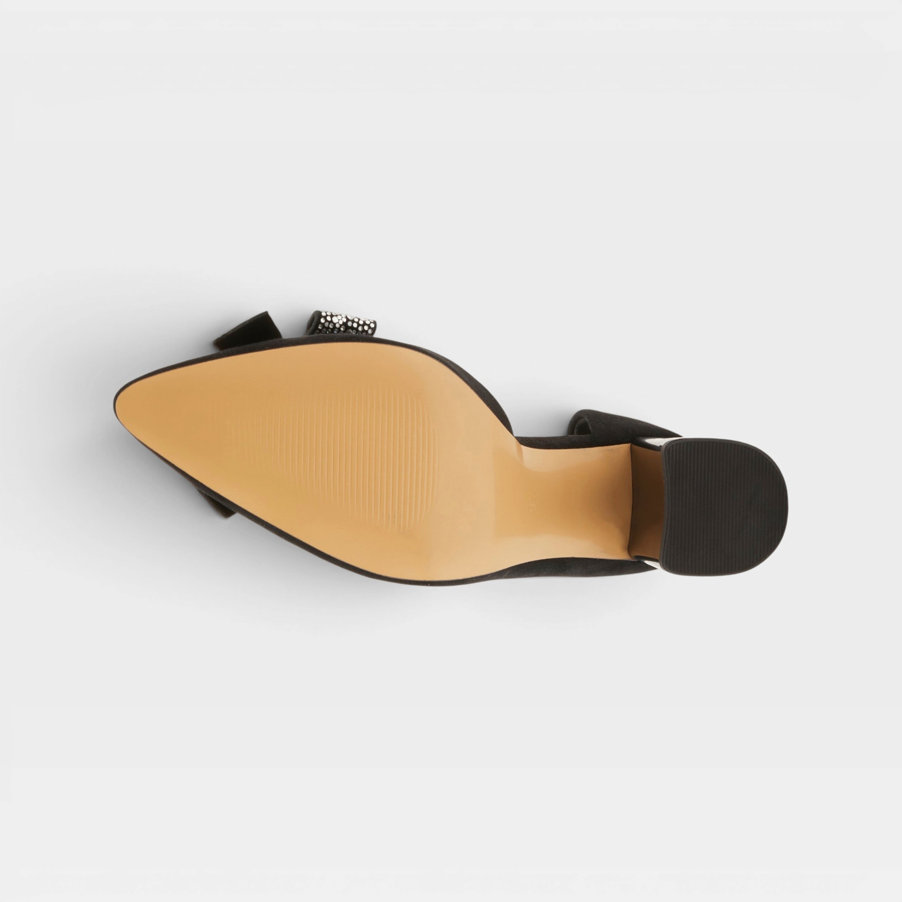 Azura Keala-Bow Black Suede Shoe