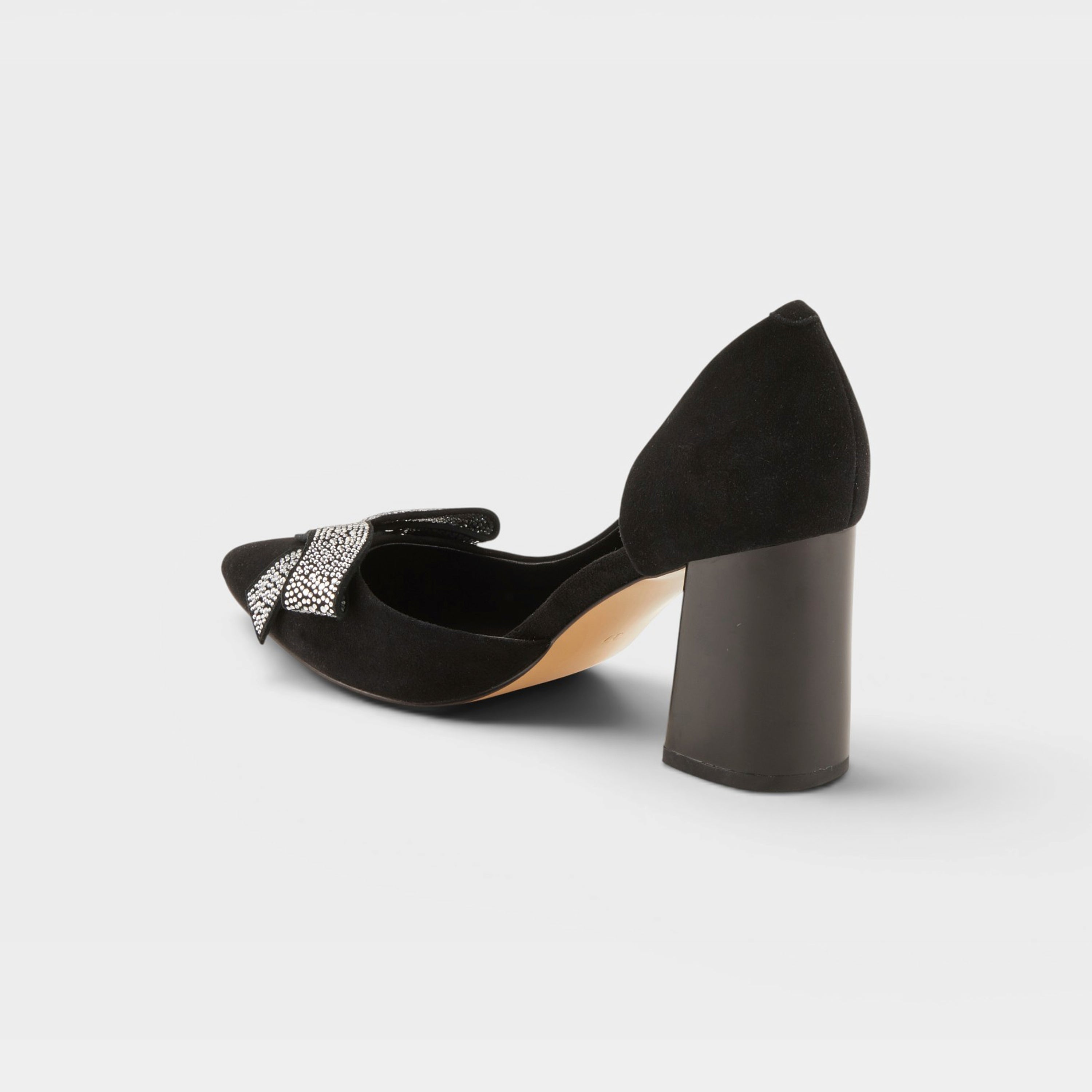 Azura Keala-Bow Black Suede Shoe