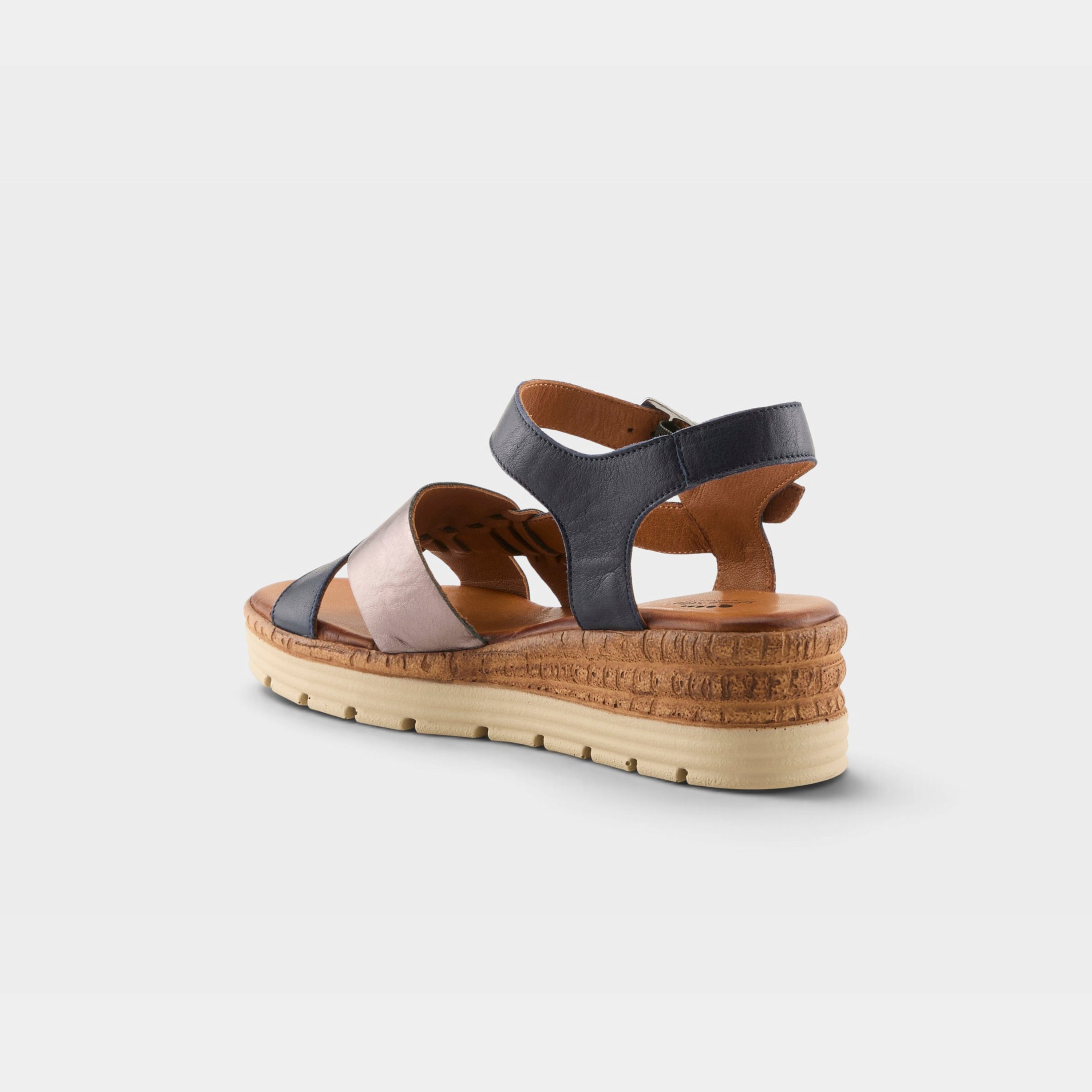 Spring Step Kirra Navy Multi Casual Sandal