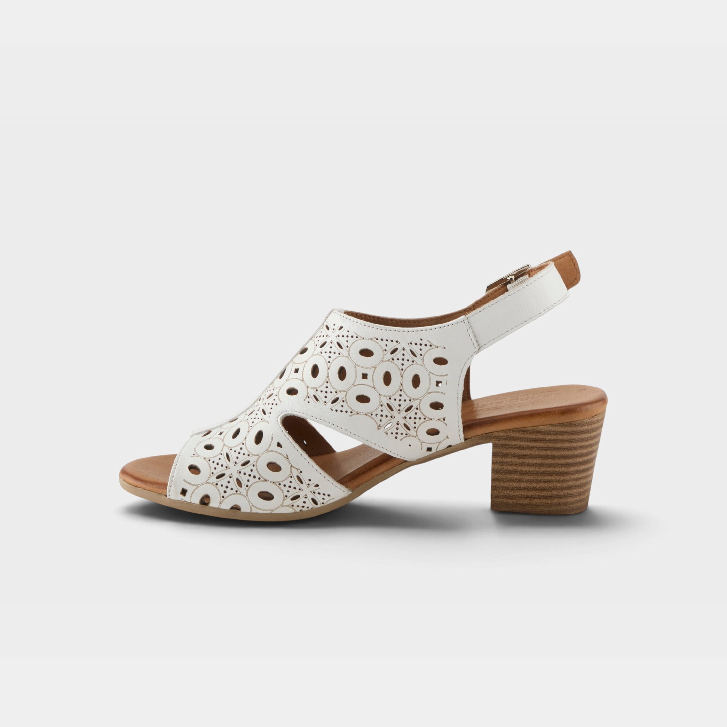 Spring Step Kovach White Slingback Sandal