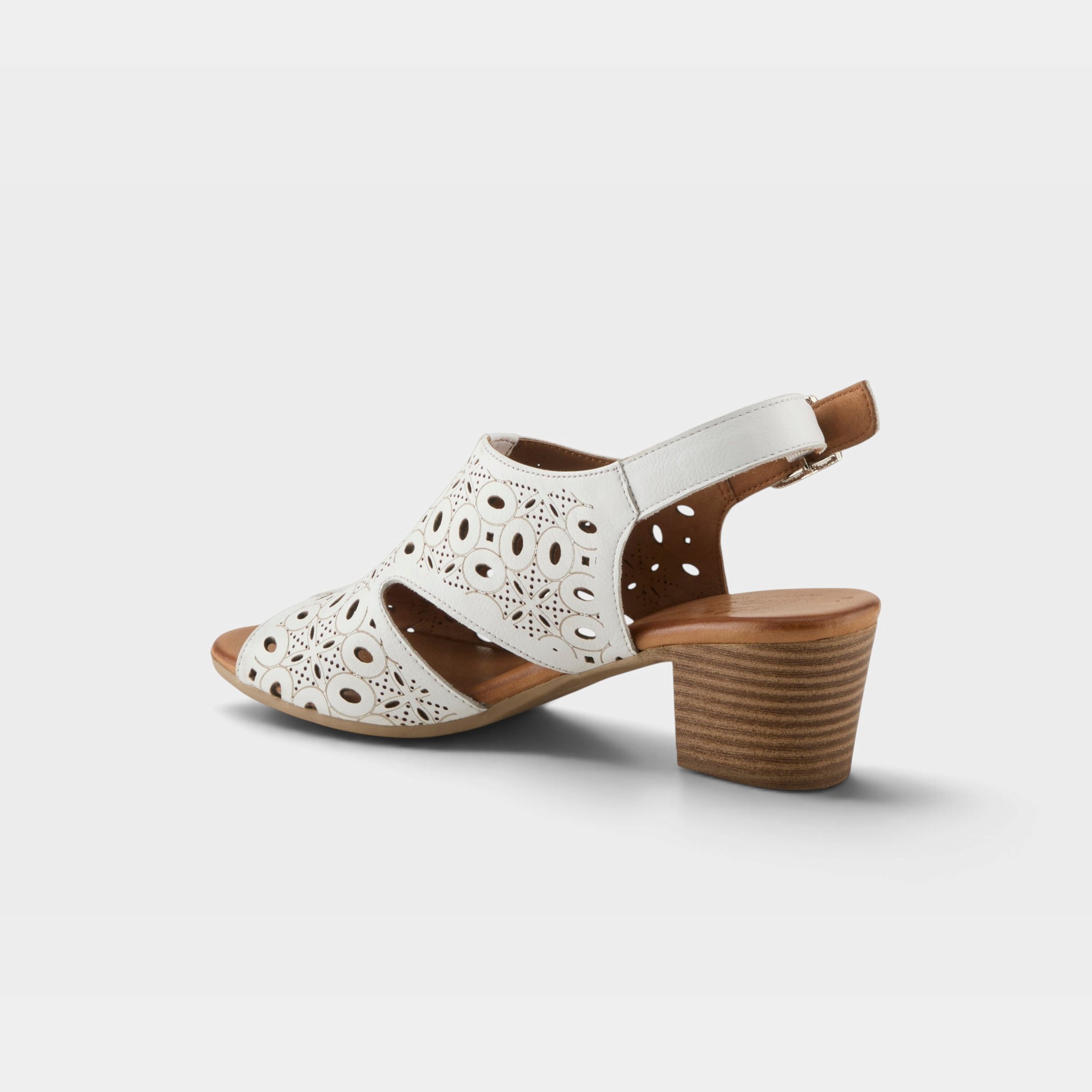 Spring Step Kovach White Slingback Sandal
