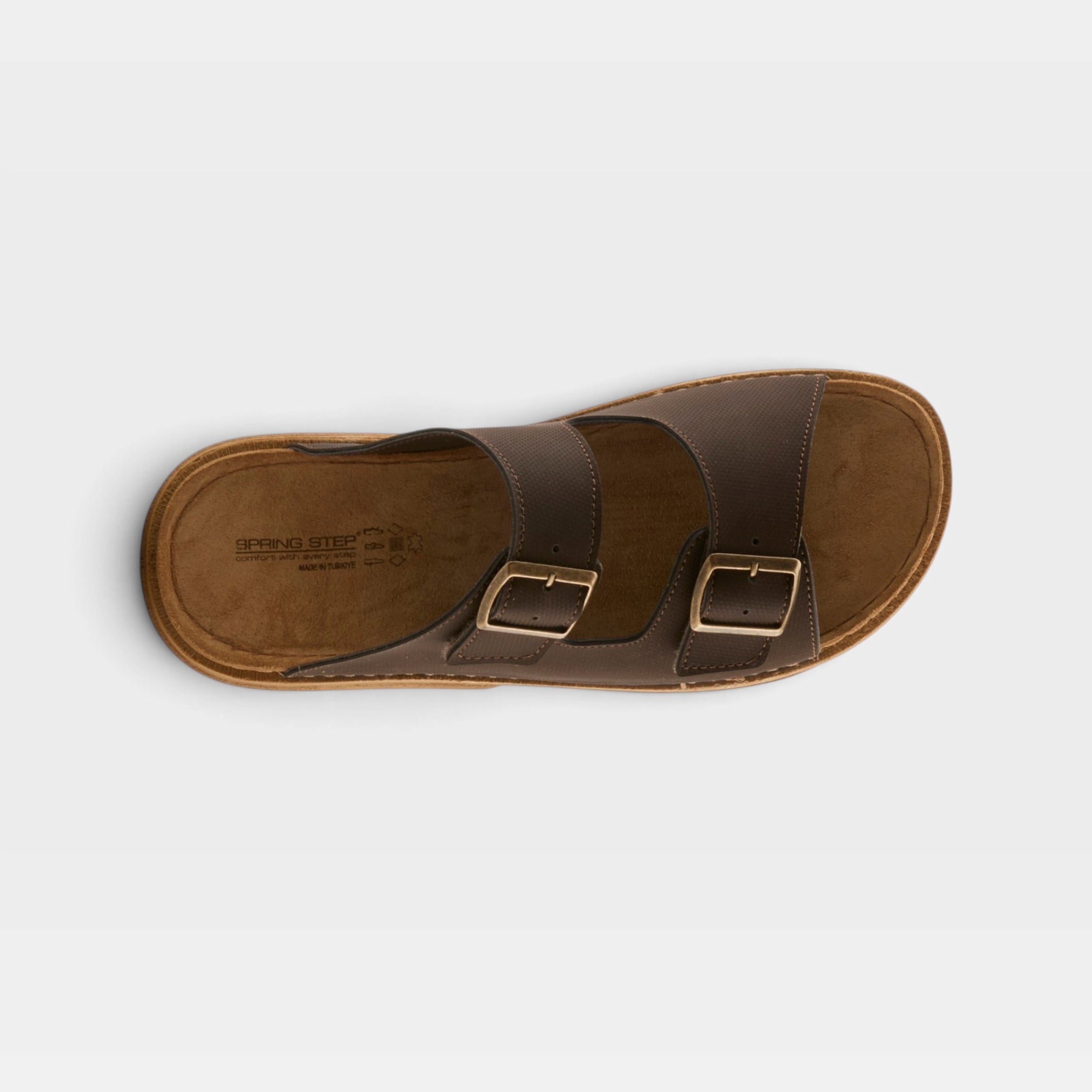 Spring Step Men Kovan Dark Brown Sandal