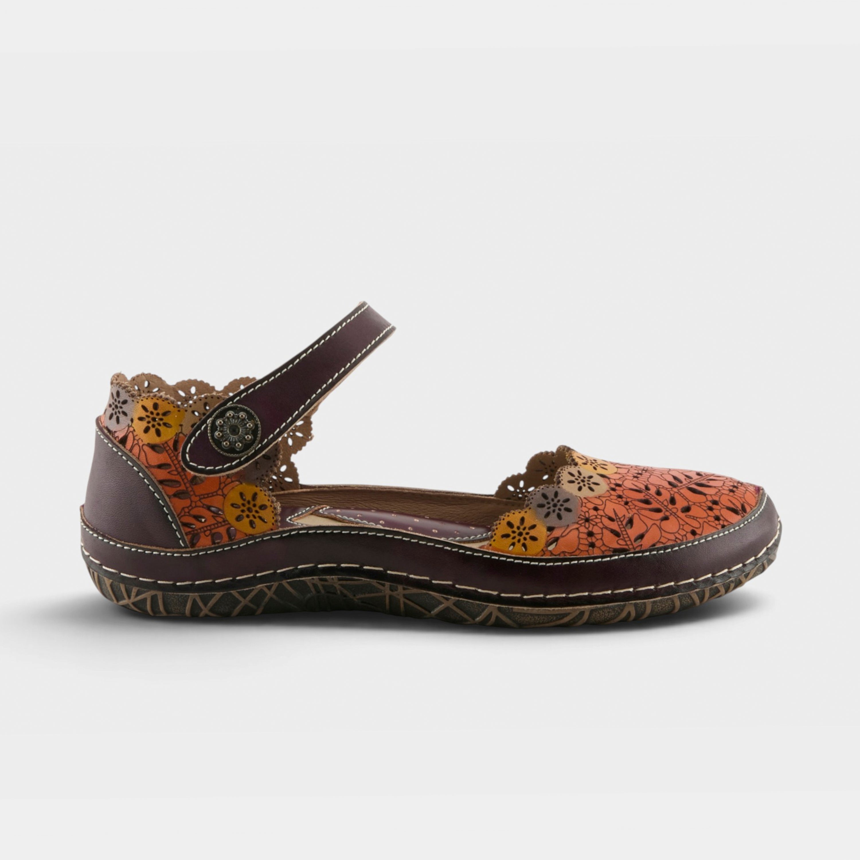 L'Artiste Kysandra-Fleur Mary Jane shoes in Purple Multi, hero view