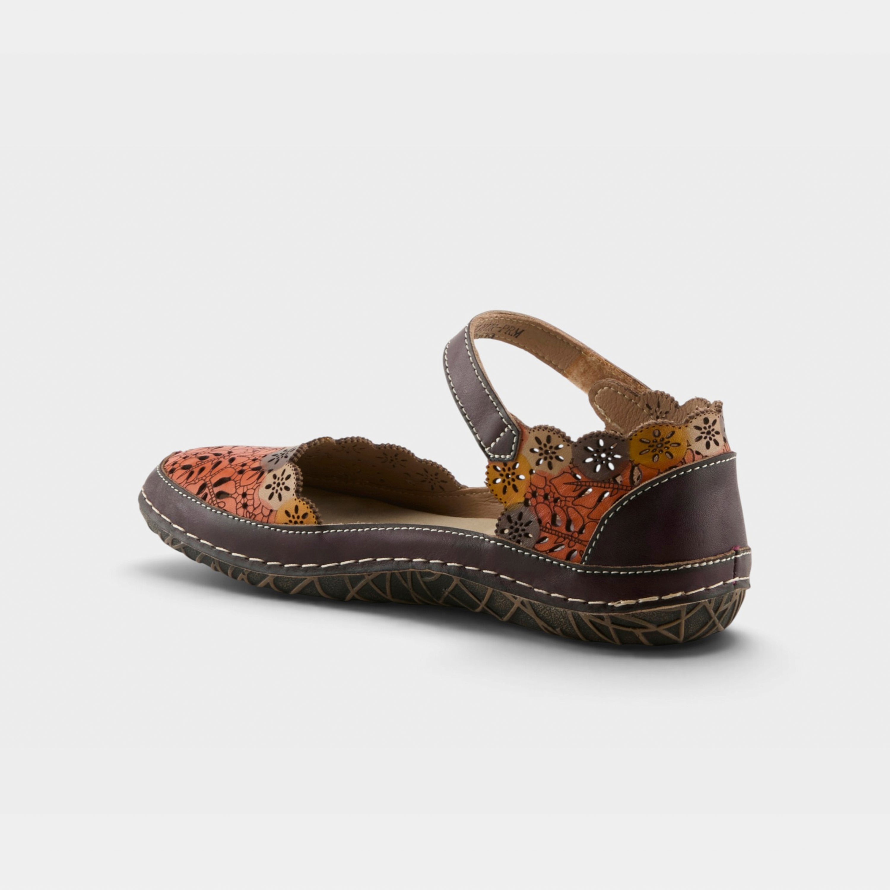 L'Artiste Kysandra-Fleur Mary Jane shoes in Purple Multi, alternate angle view