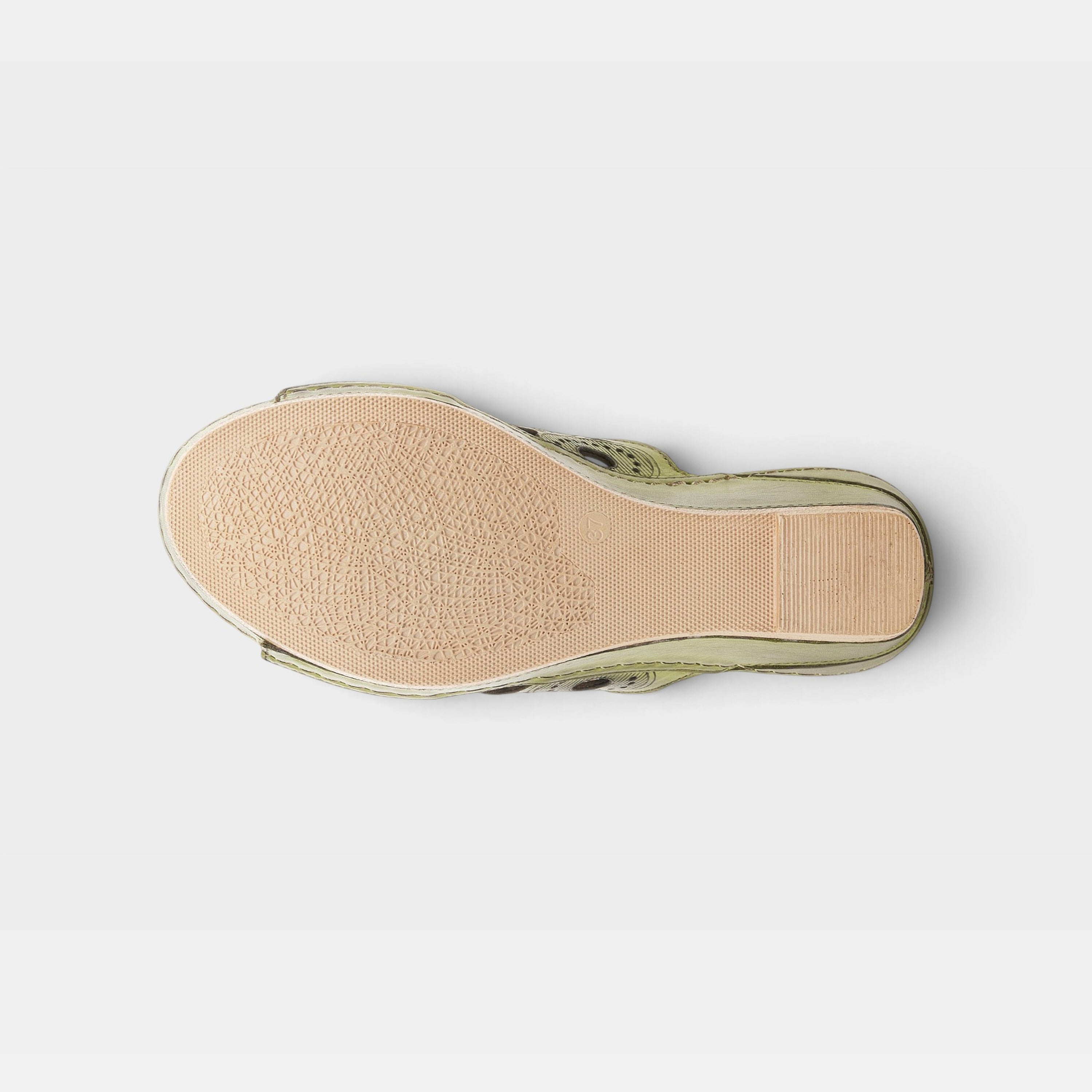 Spring Step Labarnas Green Slide Sandal