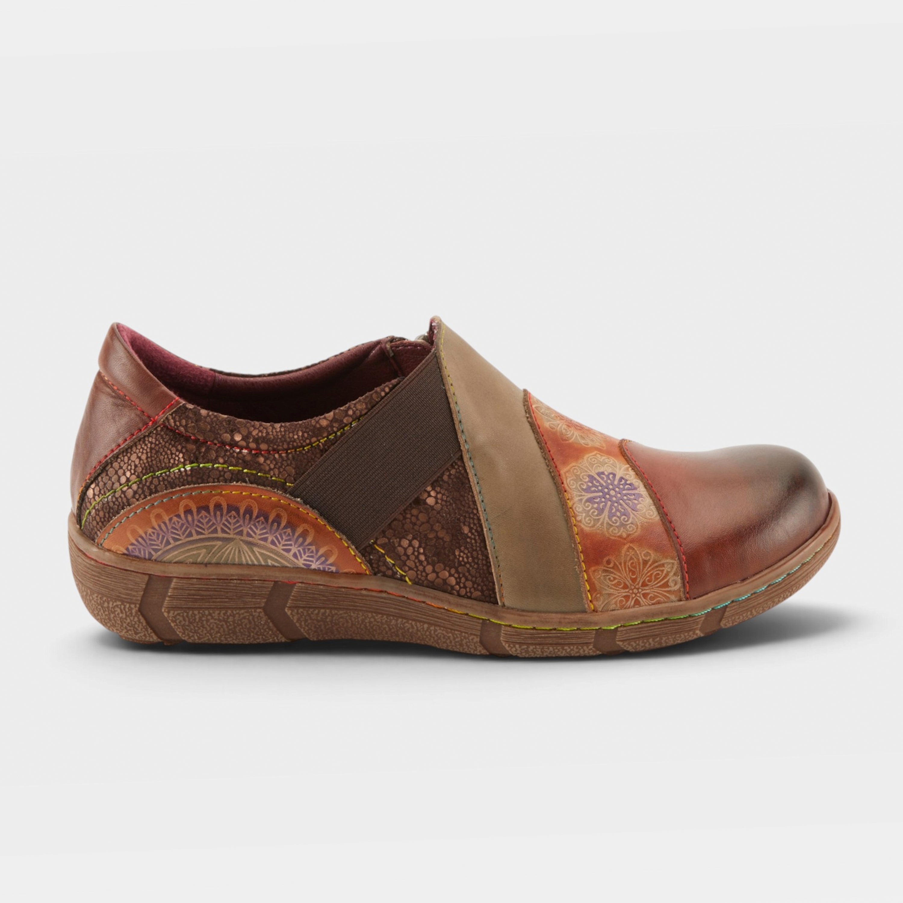 L'Artiste Lata slip-on shoe in Brown Multi, hero view
