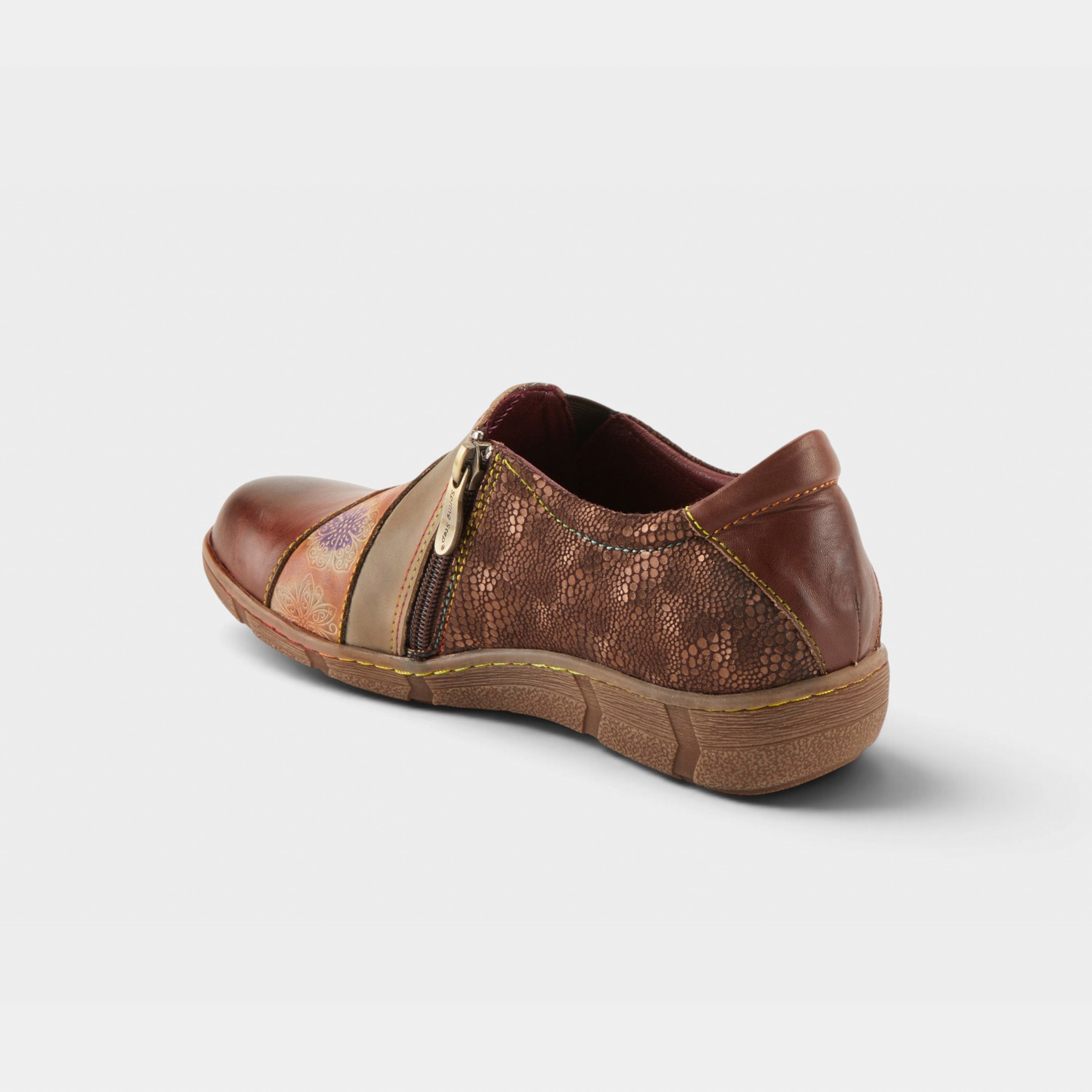 L'Artiste Lata slip-on shoe in Brown Multi, alternate angle view