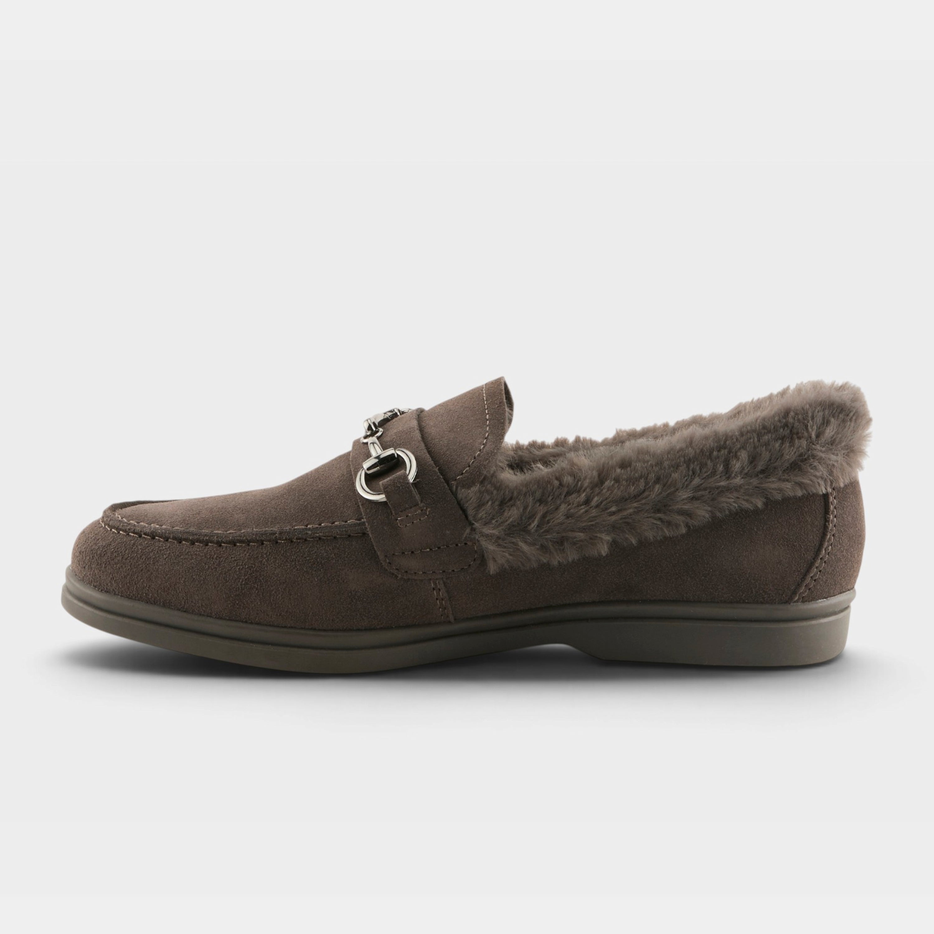 Spring Step Laurin Grey Suede Shoe