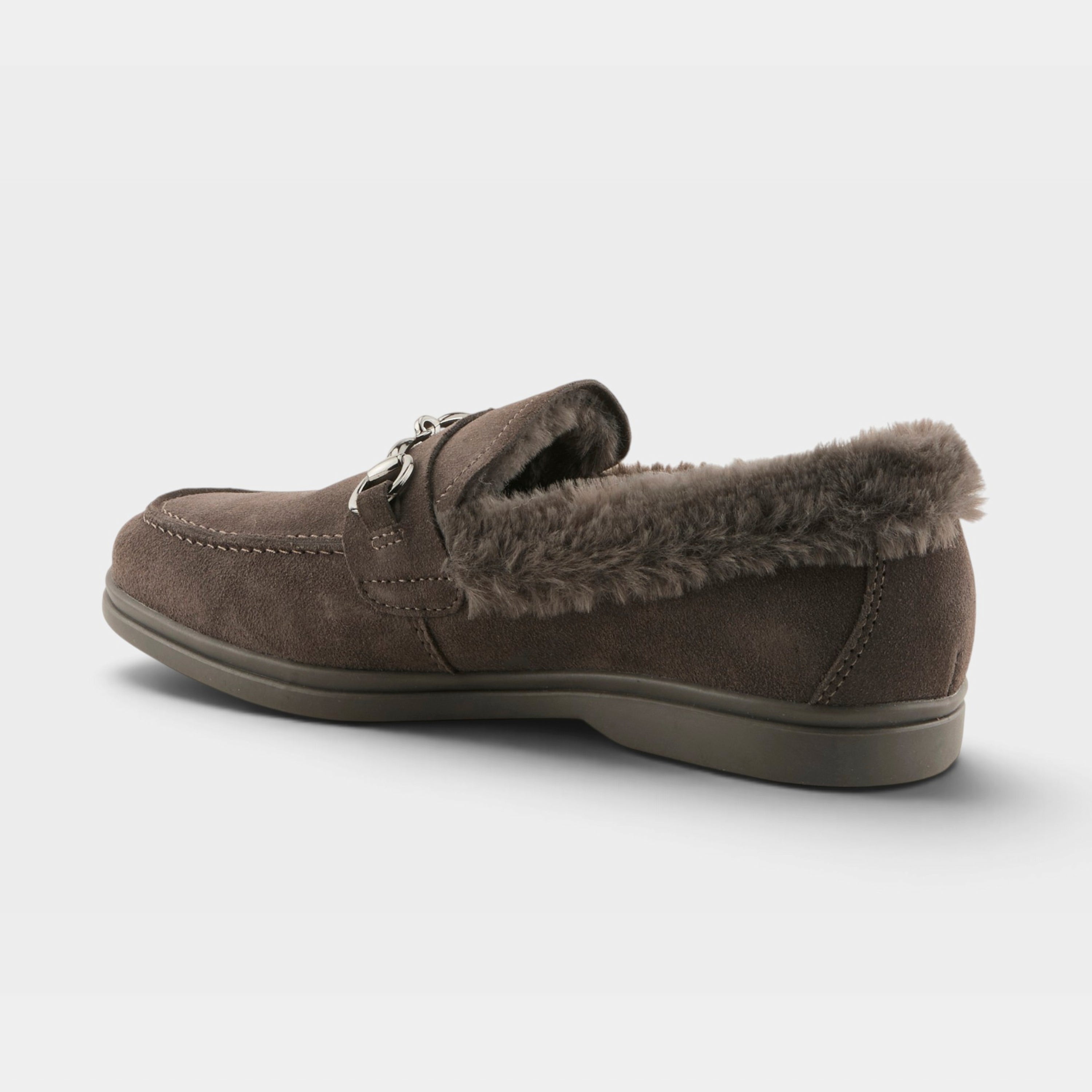 Spring Step Laurin Grey Suede Shoe