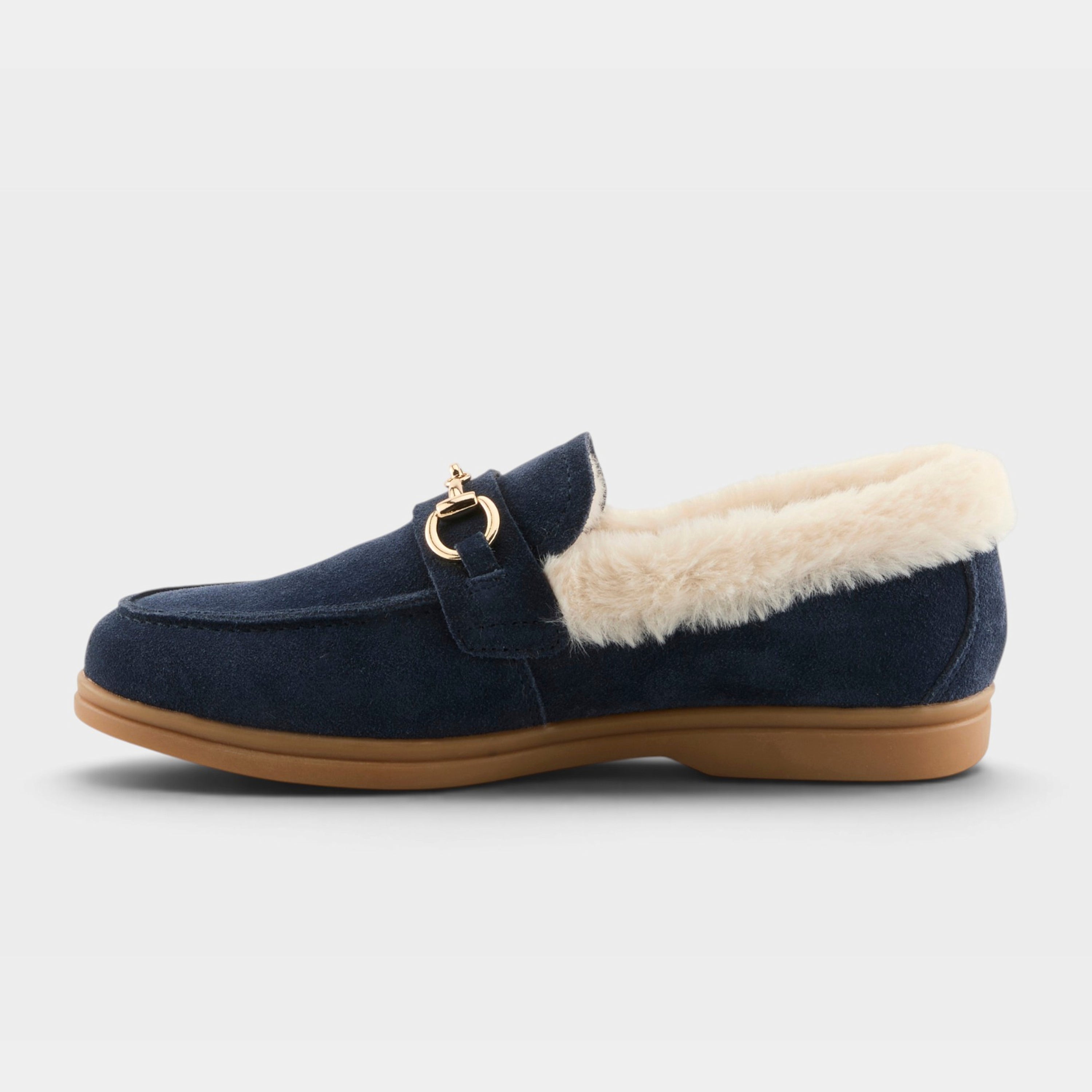 Spring Step Laurin Navy Suede Shoe