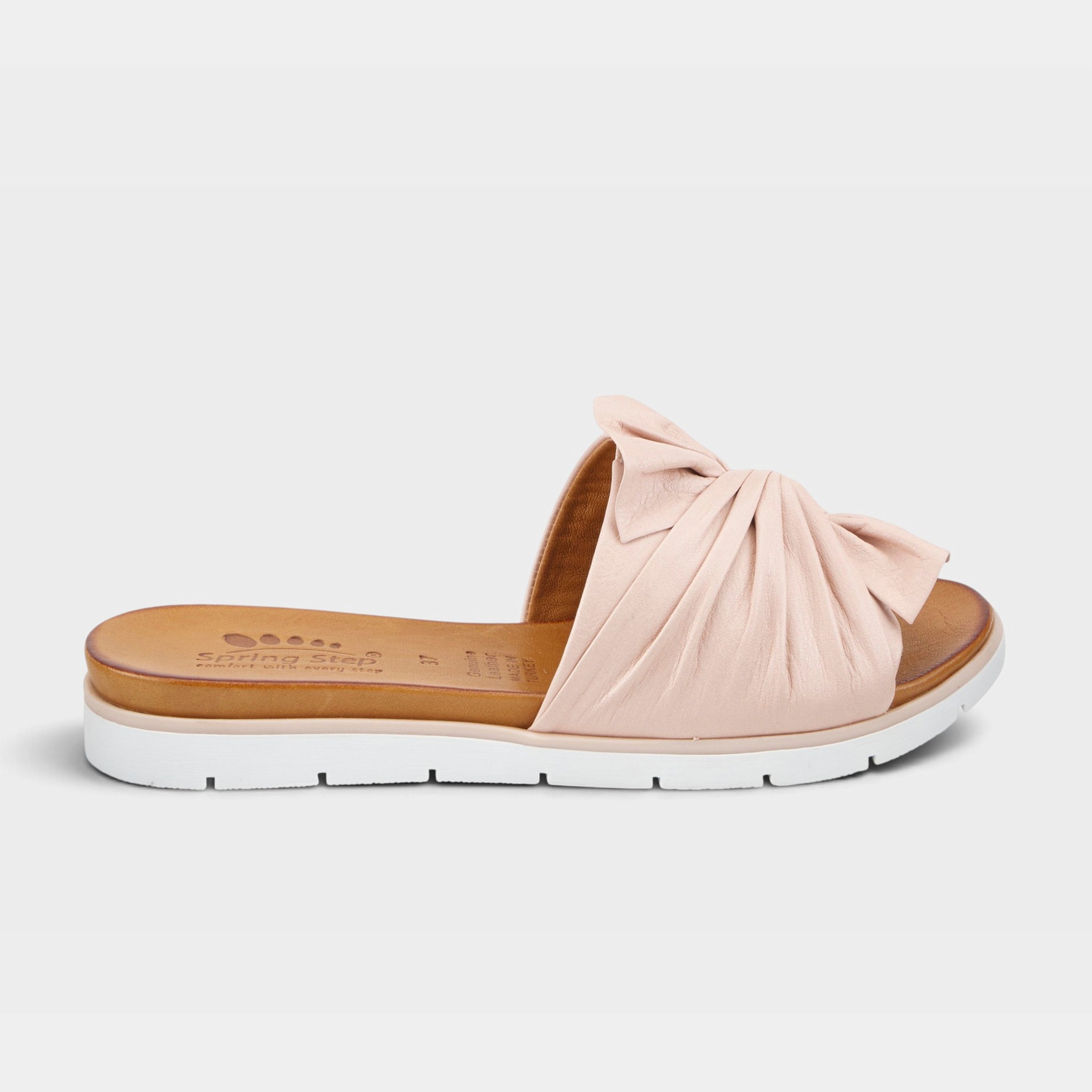 Spring Step Lavona Blush Slide Sandal