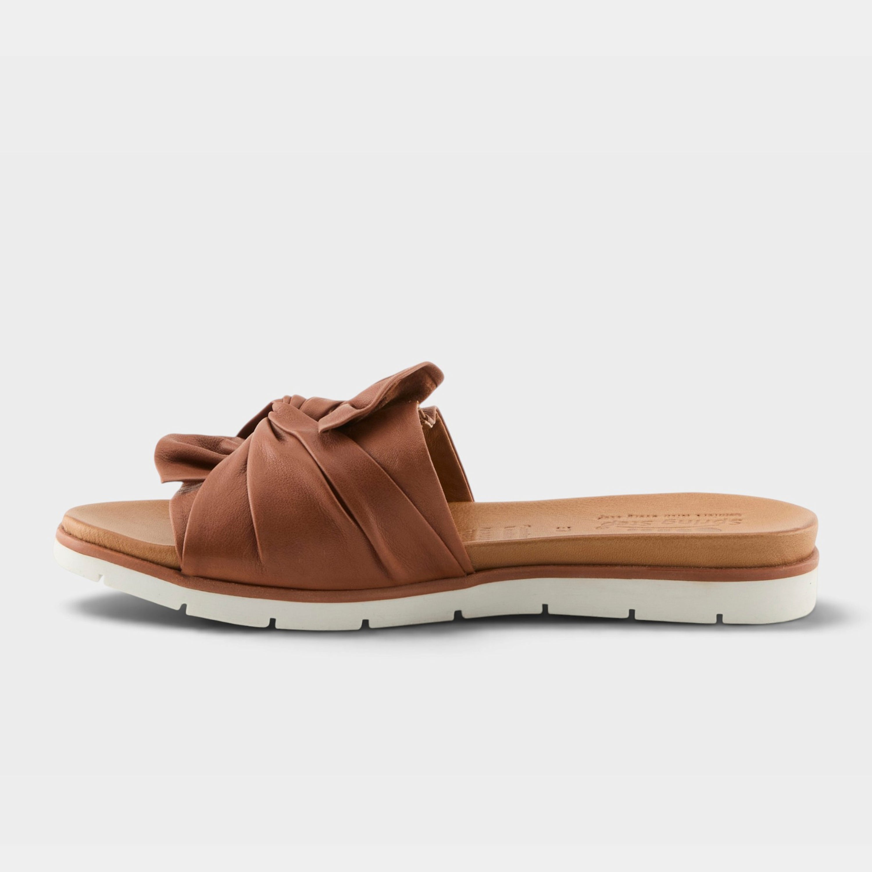 Spring Step Lavona Camel Slide Sandal