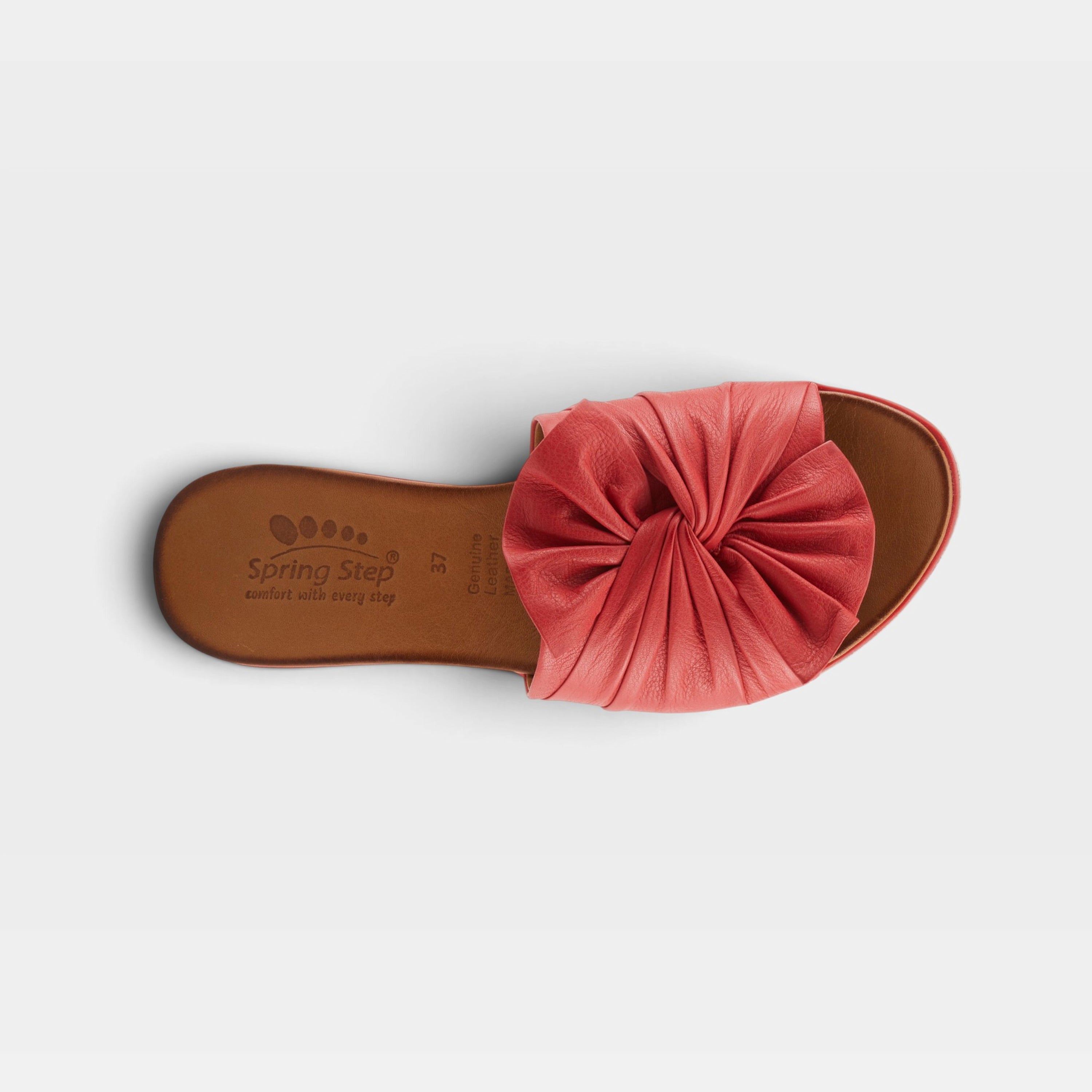 Spring Step Lavona Light Red Slide Sandal