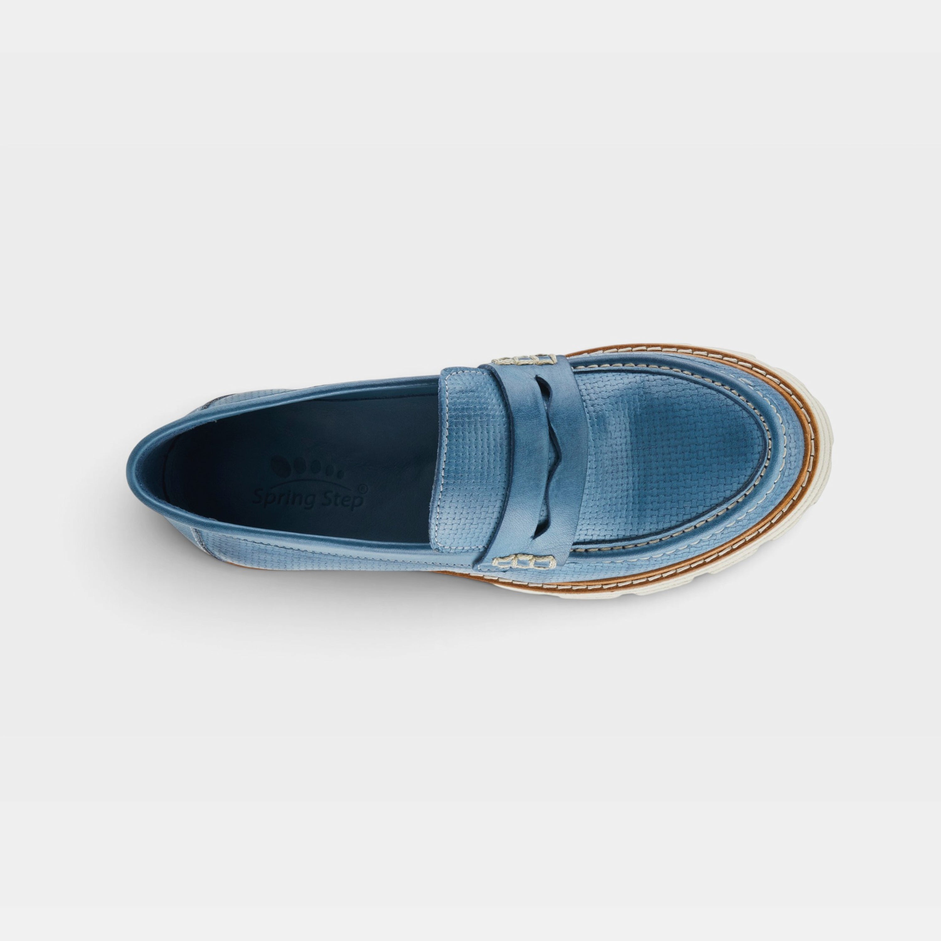 Spring Step Lexington Blue Loafer
