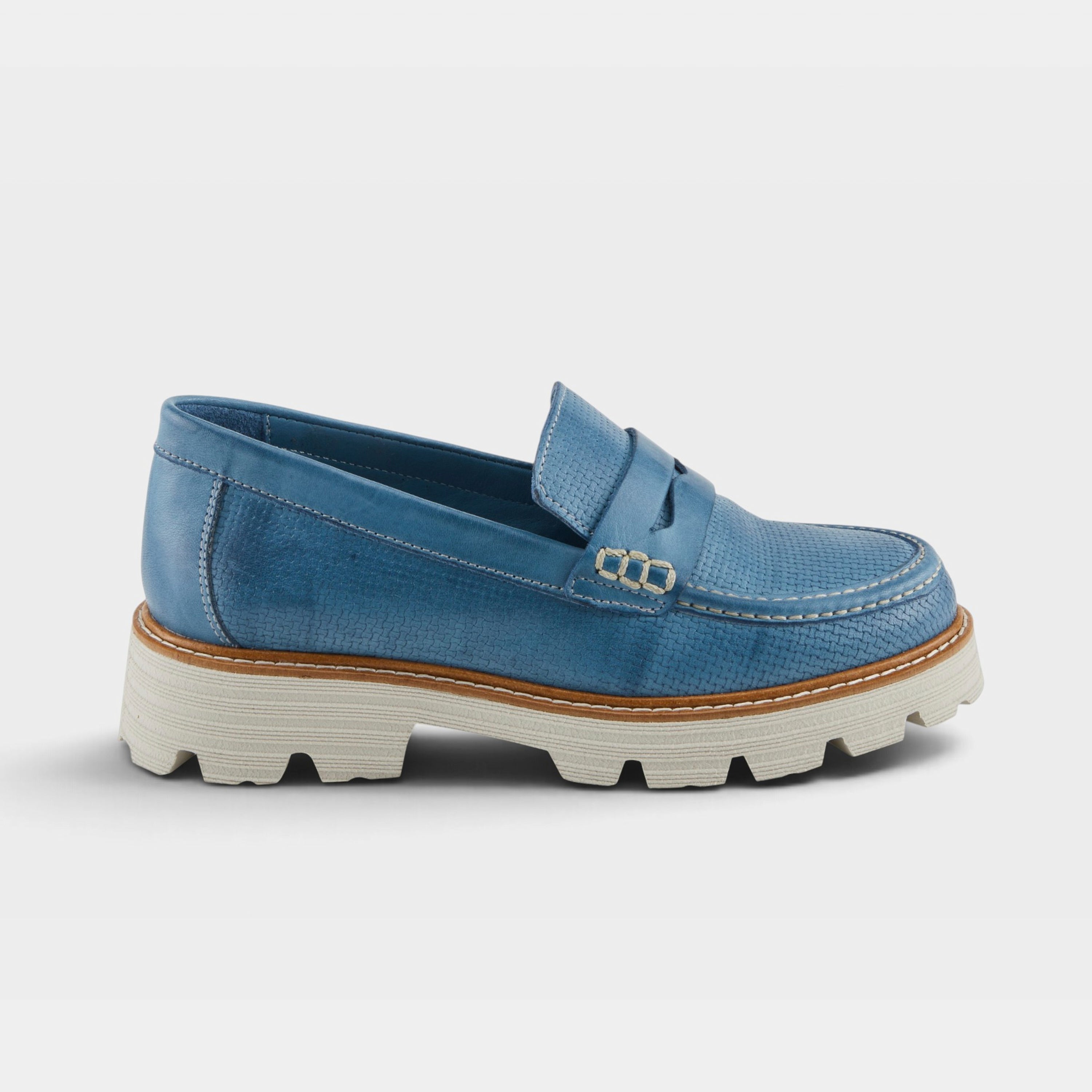 Spring Step Lexington Blue Loafer